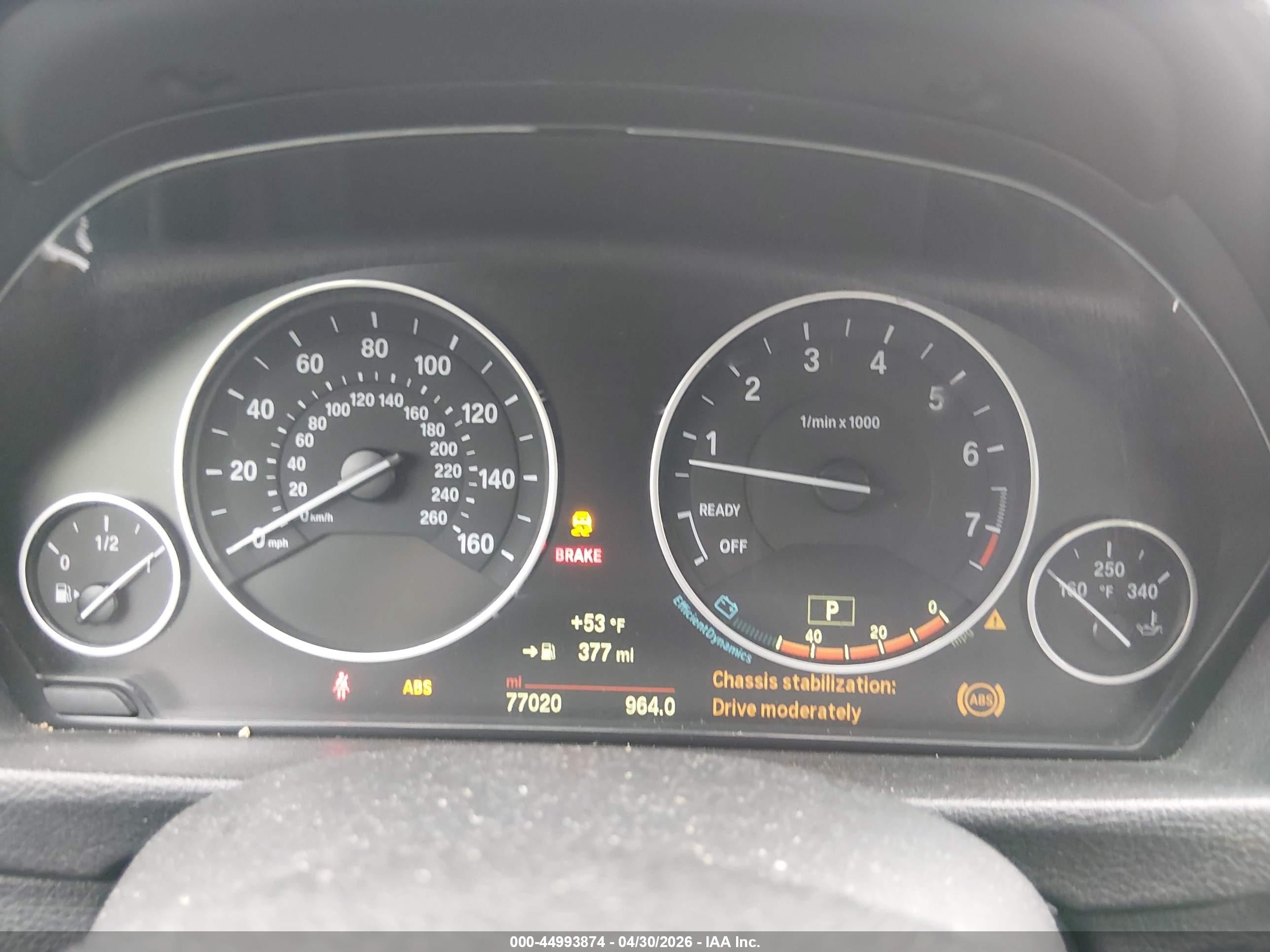 2015 Bmw 328i Xdrive Gray vin: WBA3B3G52FNR85470