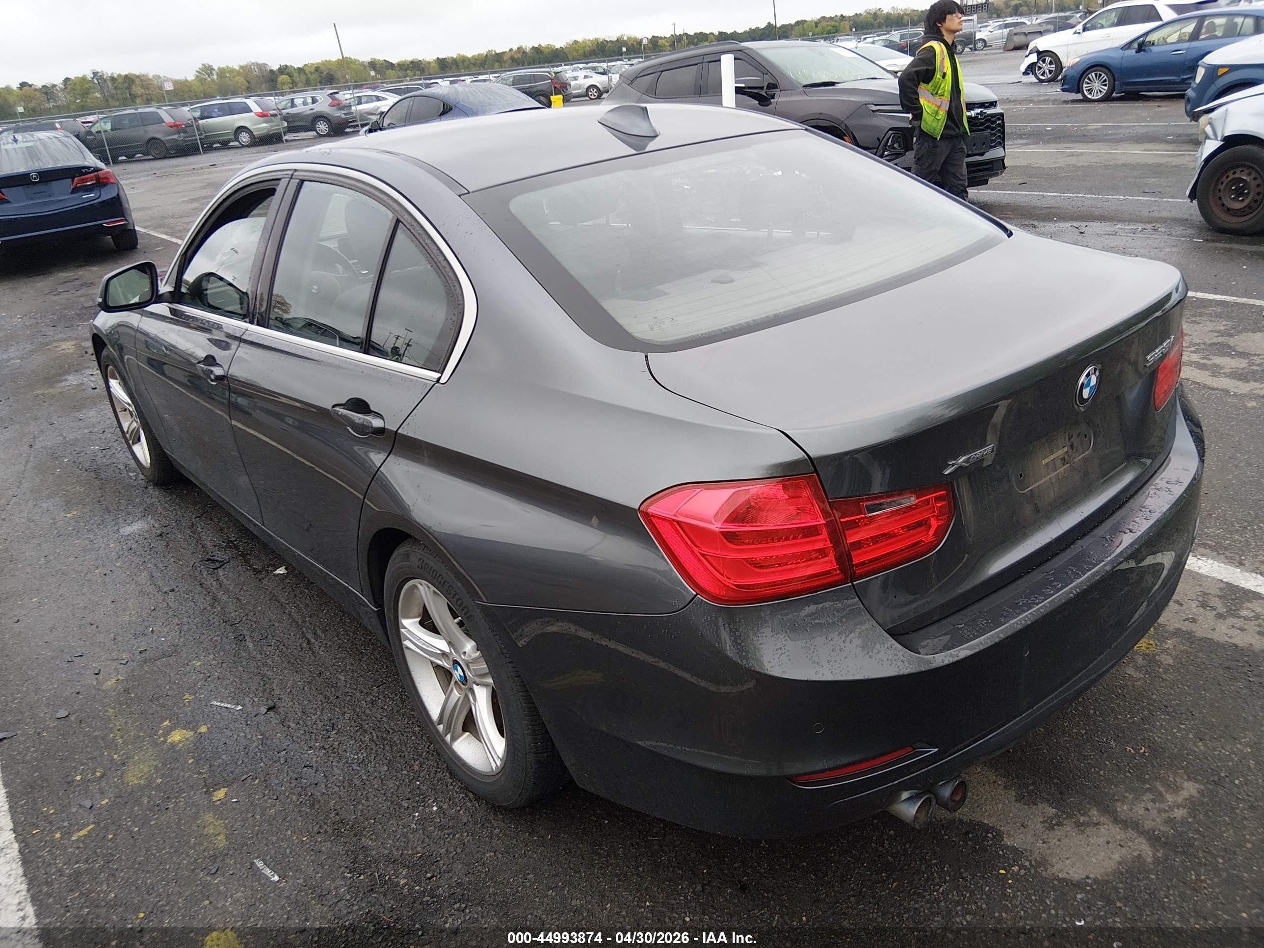 2015 Bmw 328i Xdrive Gray vin: WBA3B3G52FNR85470