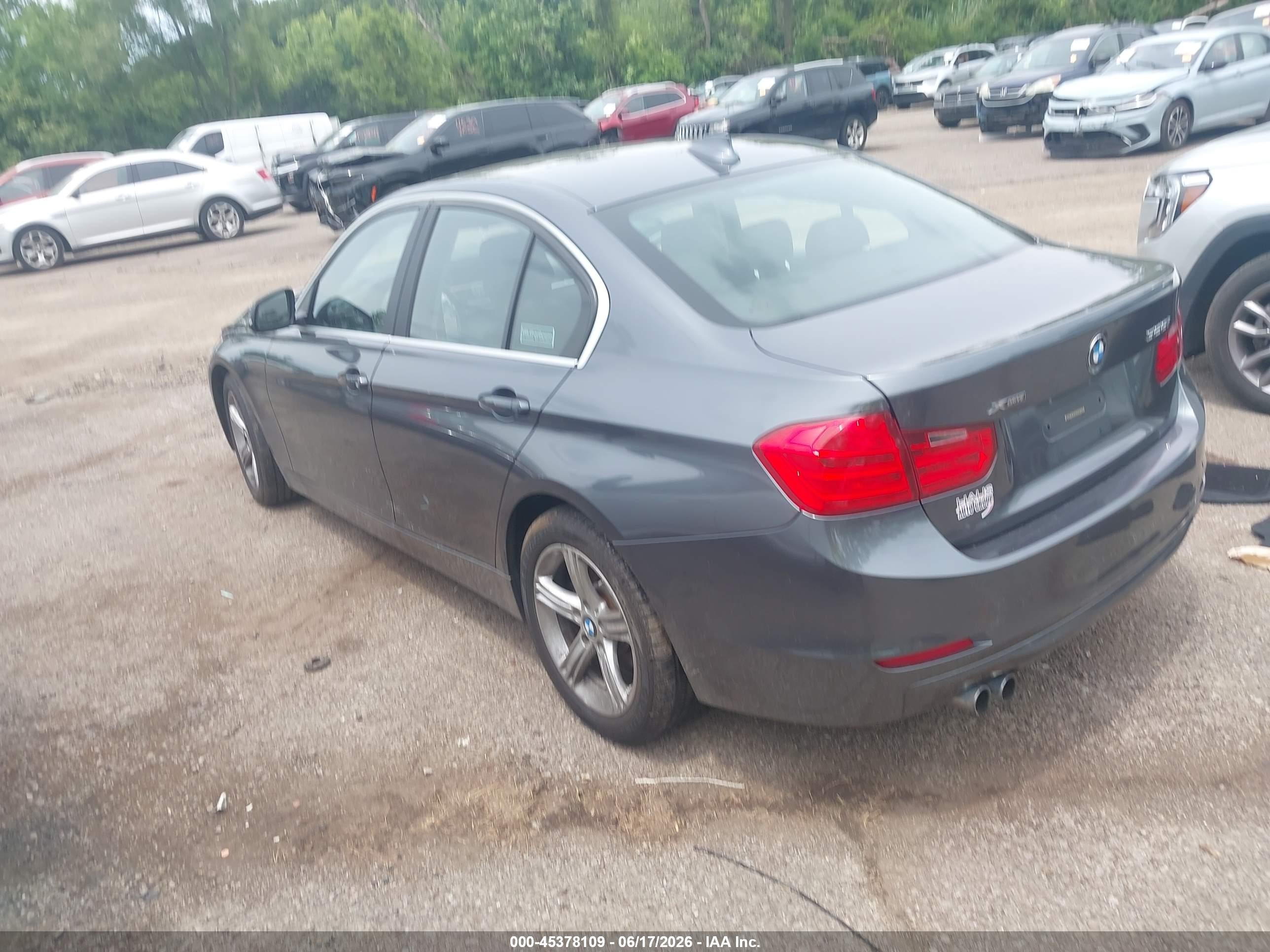 2015 Bmw 328i Xdrive Gray vin: WBA3B3G52FNR85548
