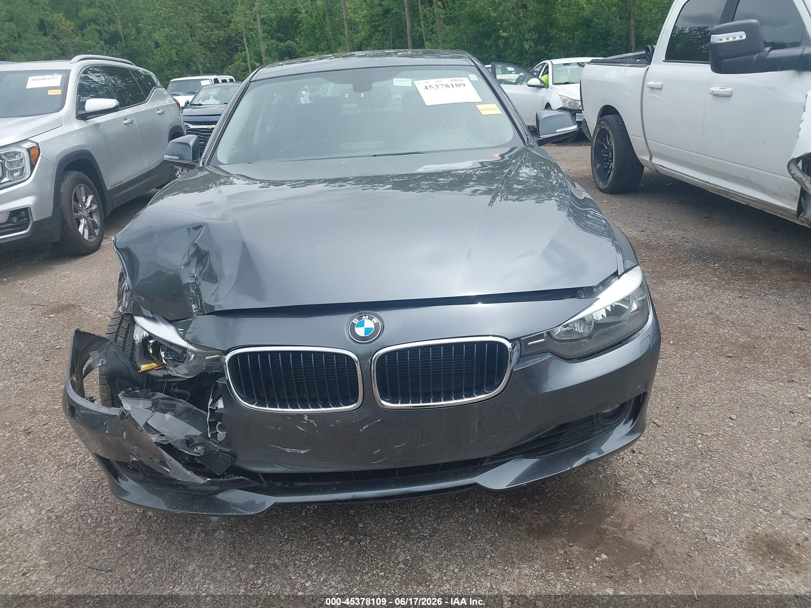 2015 Bmw 328i Xdrive Gray vin: WBA3B3G52FNR85548