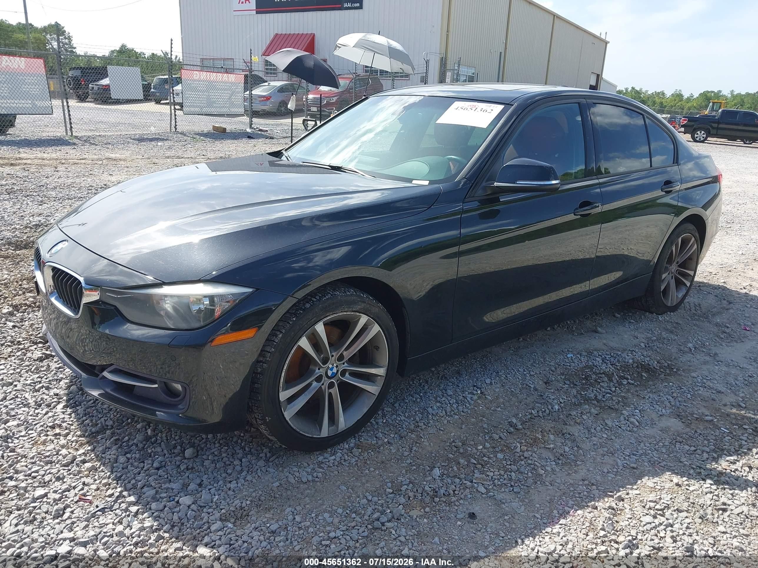 2015 Bmw 328i Xdrive Black vin: WBA3B3G52FNR87879