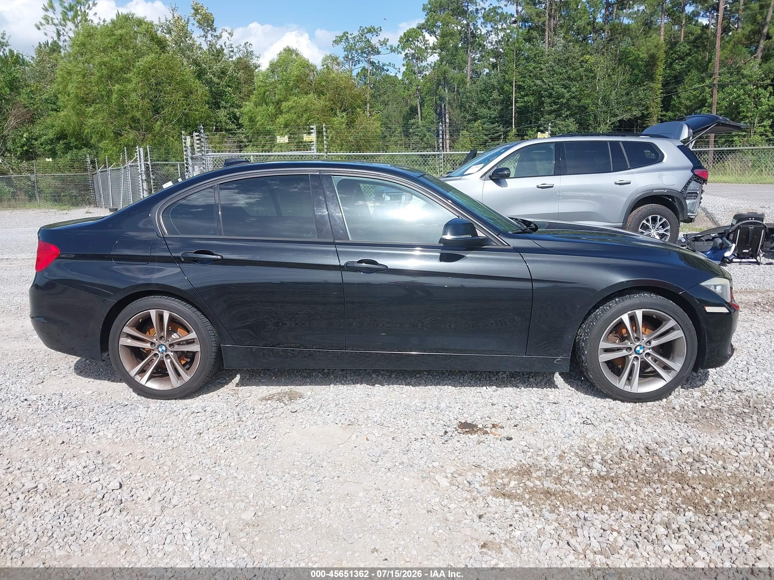 2015 Bmw 328i Xdrive Black vin: WBA3B3G52FNR87879