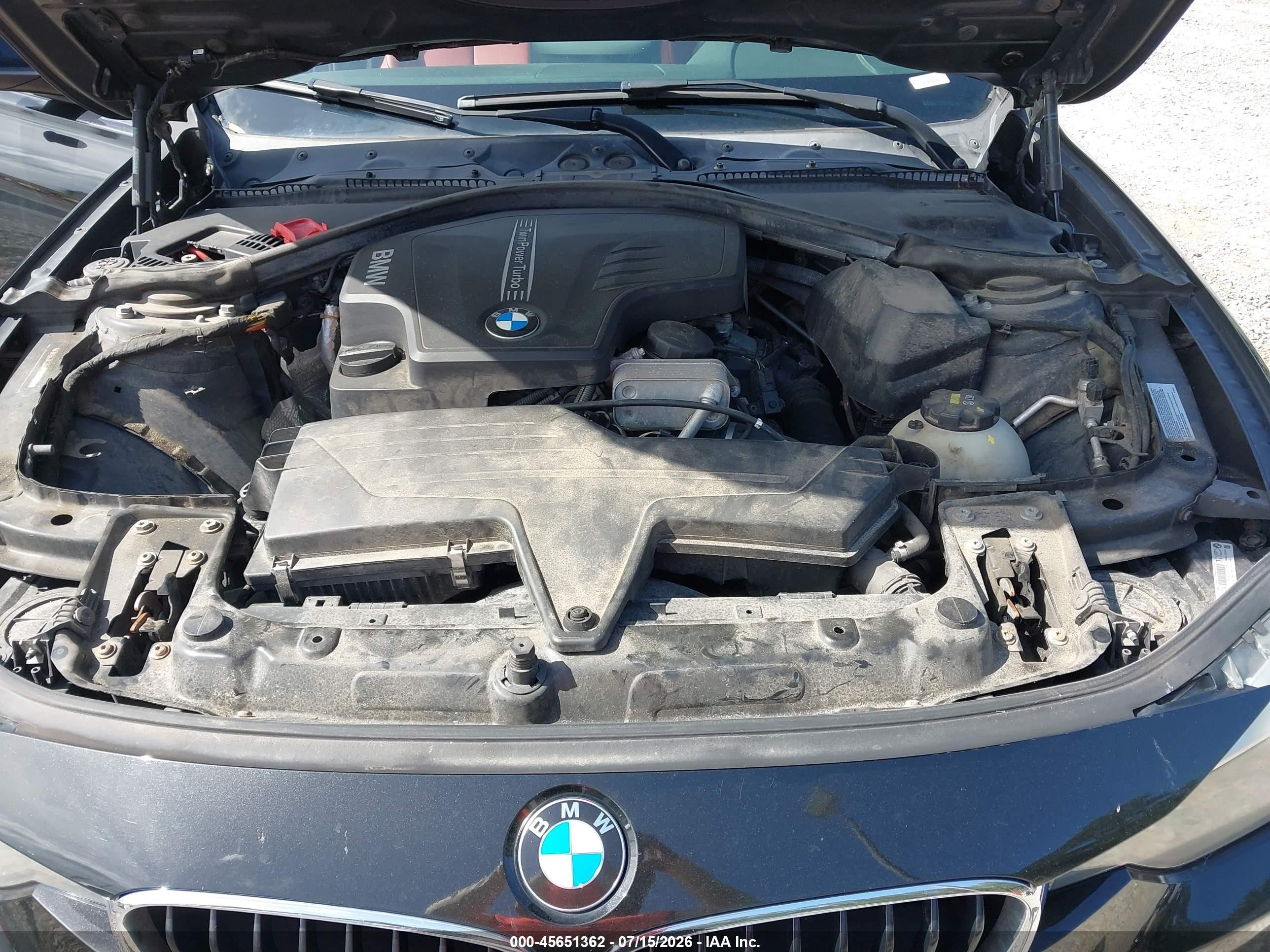 2015 Bmw 328i Xdrive Black vin: WBA3B3G52FNR87879