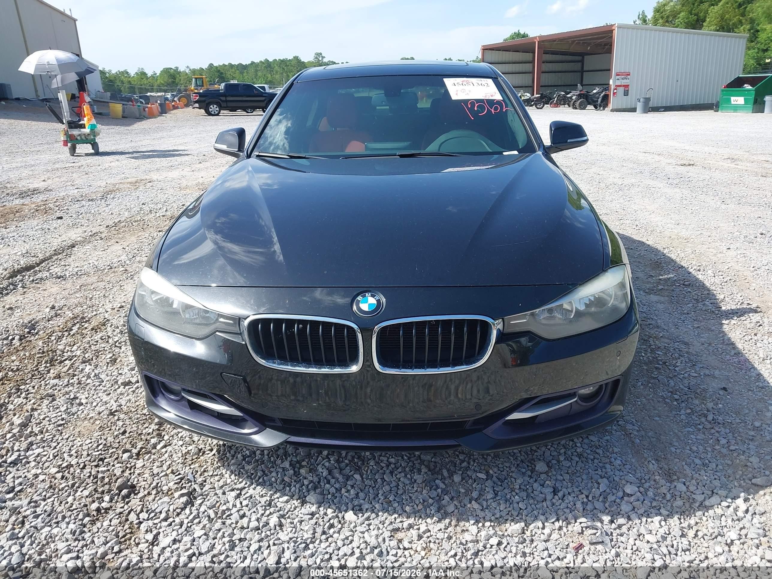 2015 Bmw 328i Xdrive Black vin: WBA3B3G52FNR87879