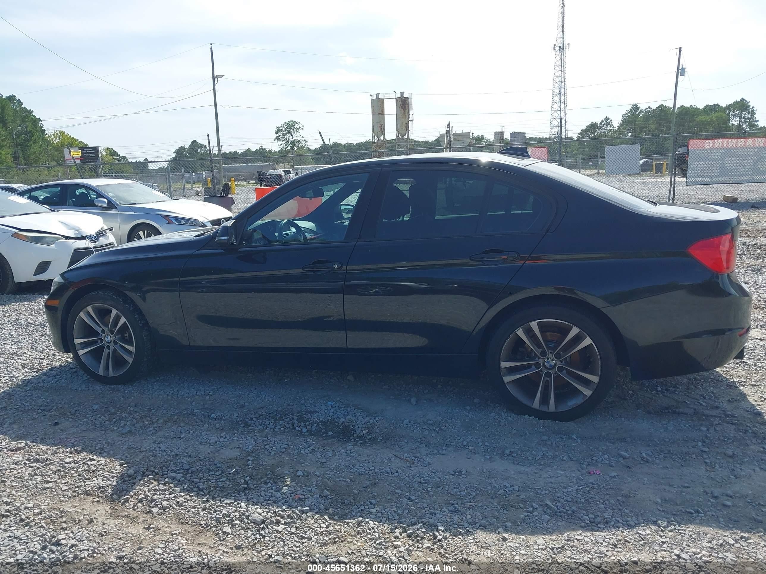 2015 Bmw 328i Xdrive Black vin: WBA3B3G52FNR87879