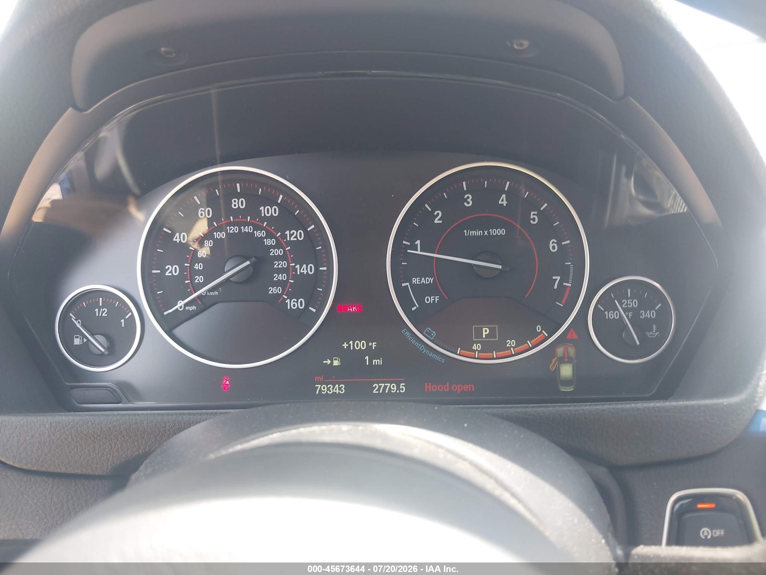 2015 Bmw 328i Xdrive Blue vin: WBA3B3G52FNR88692