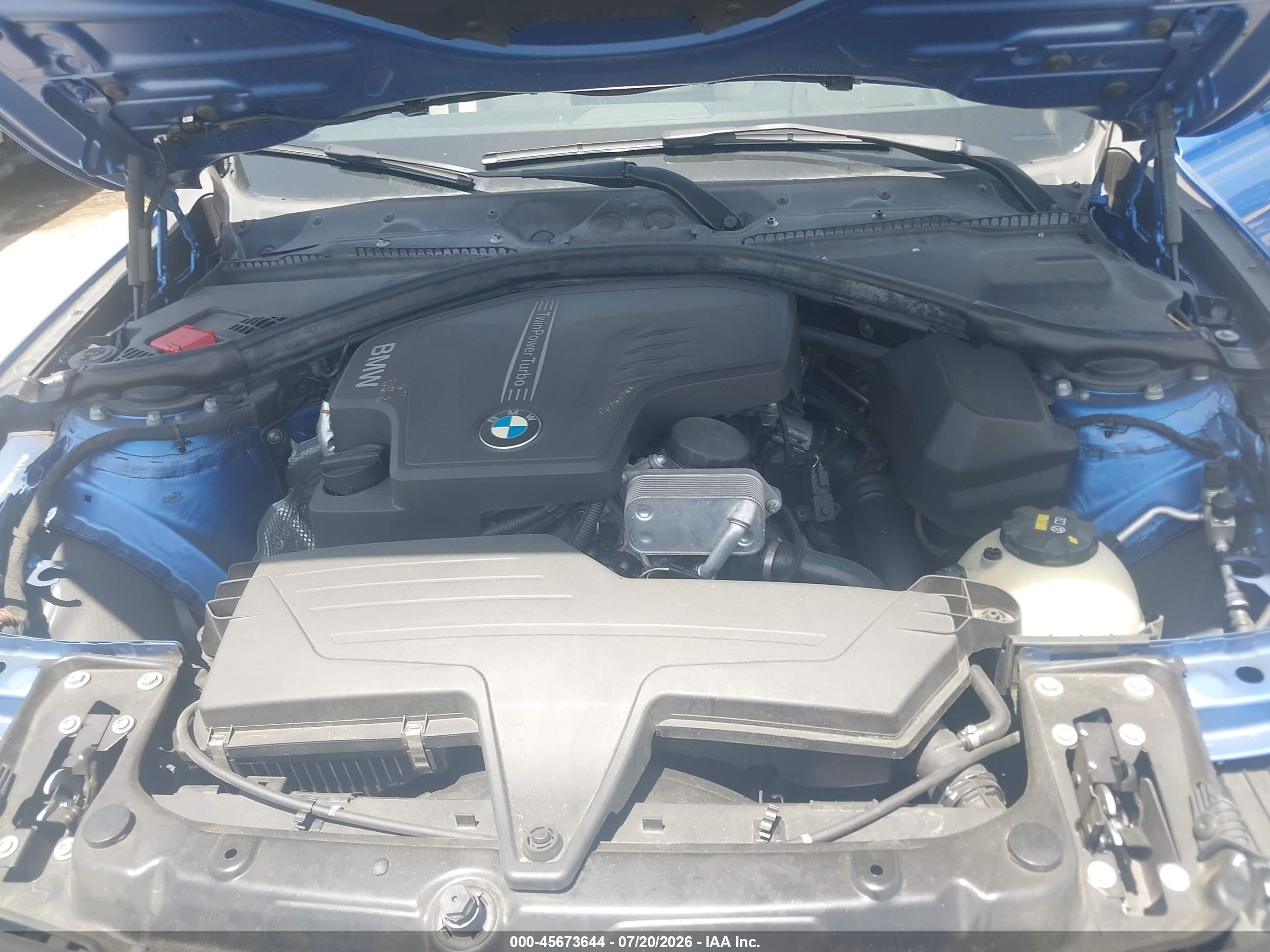 2015 Bmw 328i Xdrive Blue vin: WBA3B3G52FNR88692