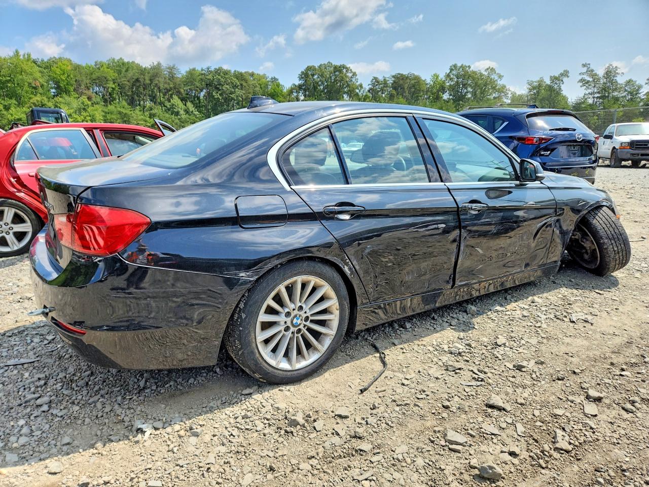 2014 Bmw 328 Black vin: WBA3B3G53ENR81989
