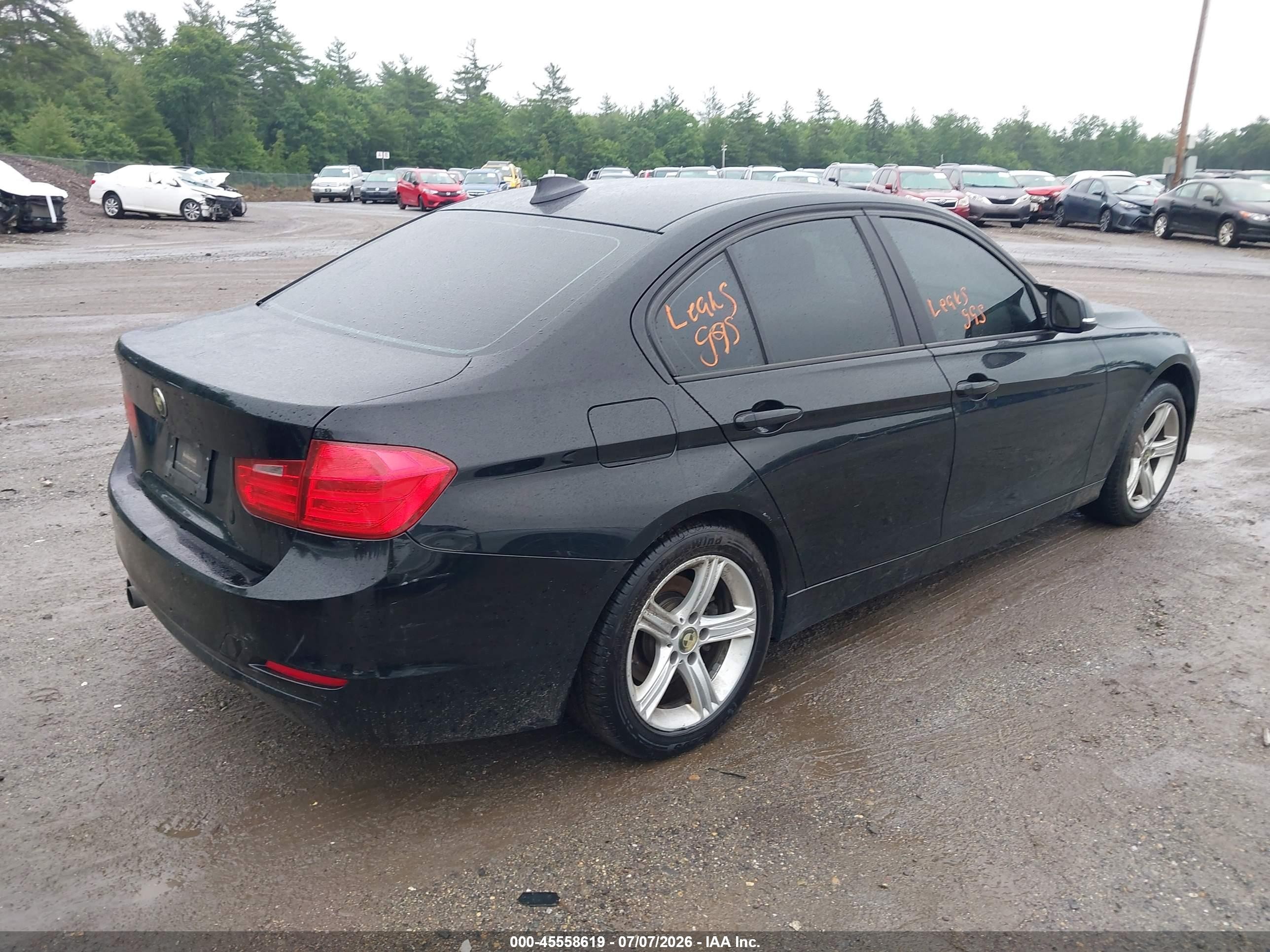 2013 Bmw 328i Xdrive Black vin: WBA3B3G54DNR79537