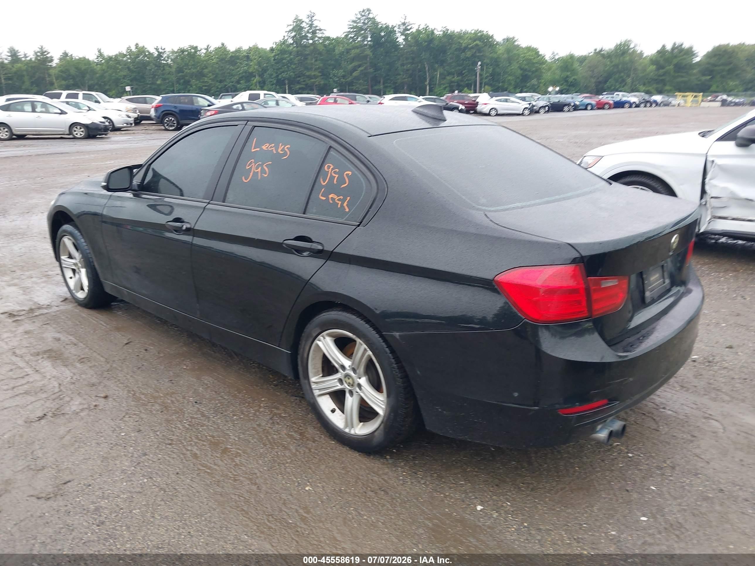 2013 Bmw 328i Xdrive Black vin: WBA3B3G54DNR79537