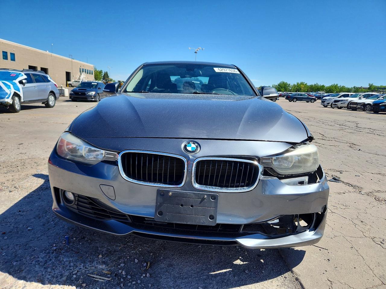 2013 Bmw 328 Xi Charcoal vin: WBA3B3G54DNR79716