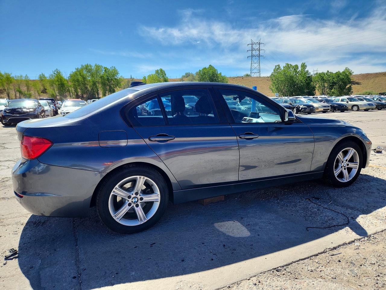 2013 Bmw 328 Xi Charcoal vin: WBA3B3G54DNR79716