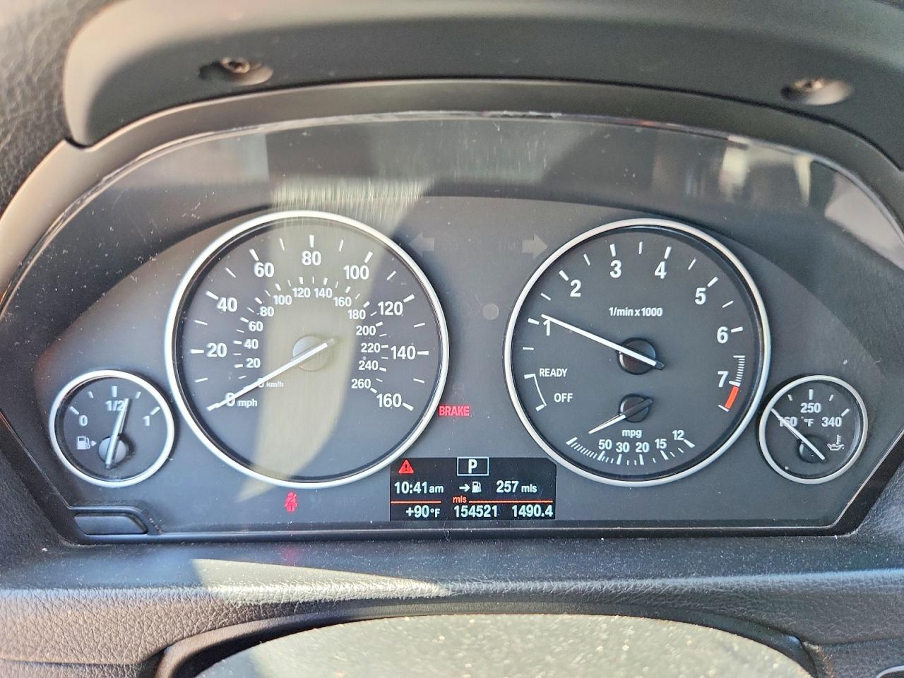 2013 Bmw 328 Xi Charcoal vin: WBA3B3G54DNR79716