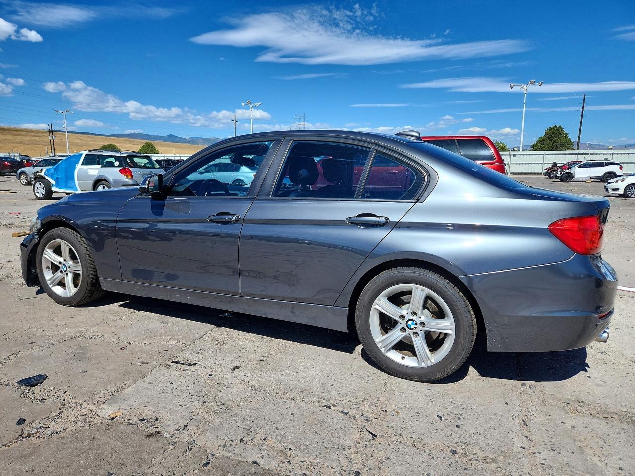 2013 Bmw 328 Xi Charcoal vin: WBA3B3G54DNR79716