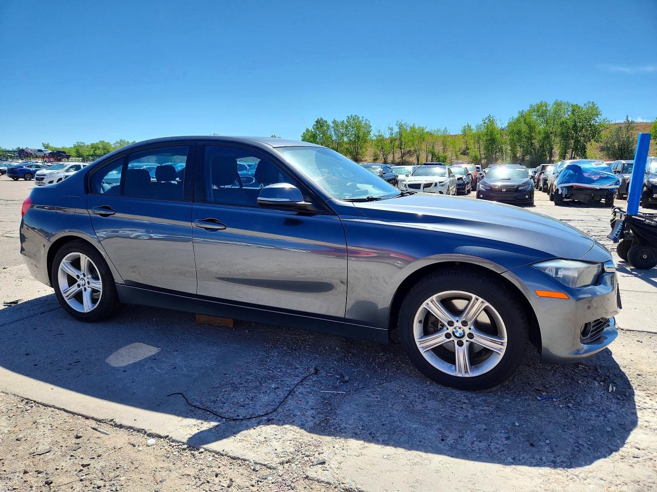 2013 Bmw 328 Xi Charcoal vin: WBA3B3G54DNR79716