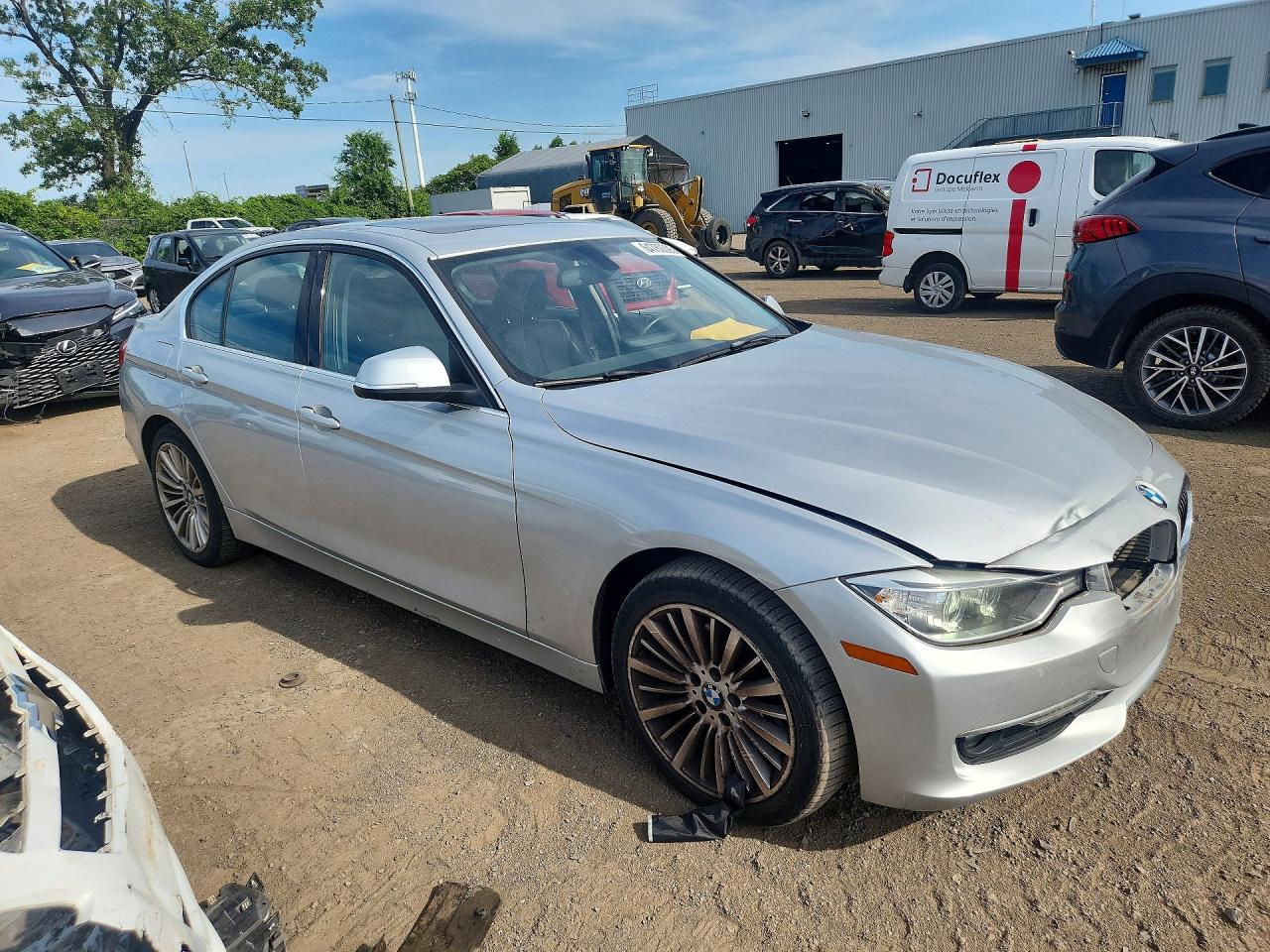 2014 Bmw 328 Xi Gray vin: WBA3B3G55ENR83100