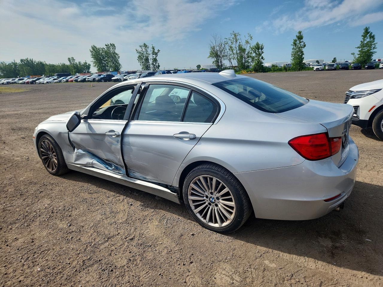 2014 Bmw 328 Xi Gray vin: WBA3B3G55ENR83100