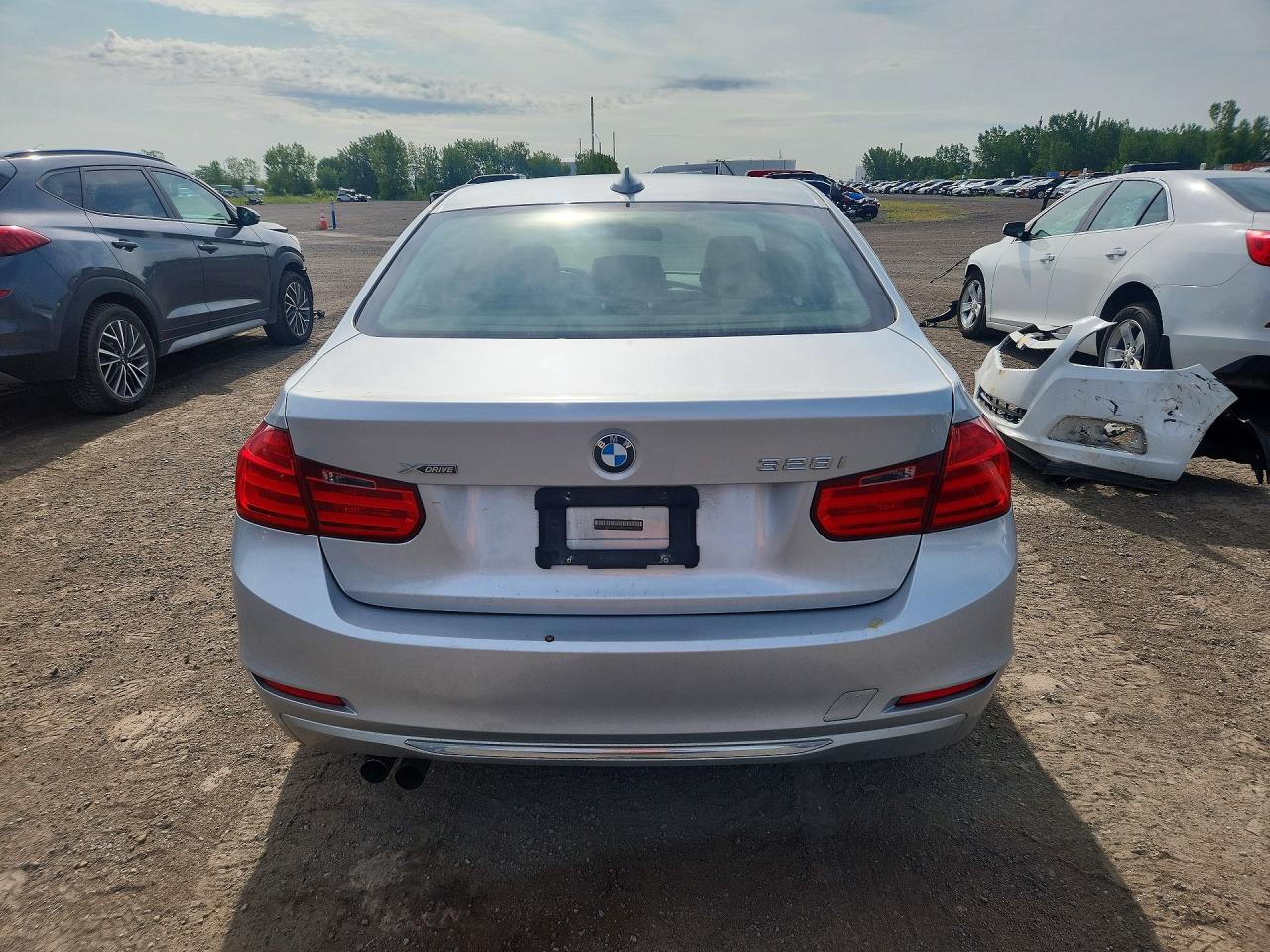 2014 Bmw 328 Xi Gray vin: WBA3B3G55ENR83100