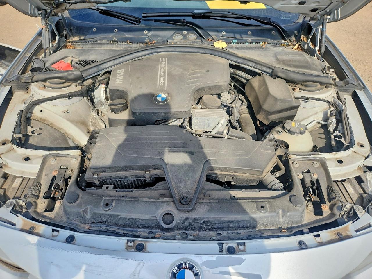 2014 Bmw 328 Xi Gray vin: WBA3B3G55ENR83100