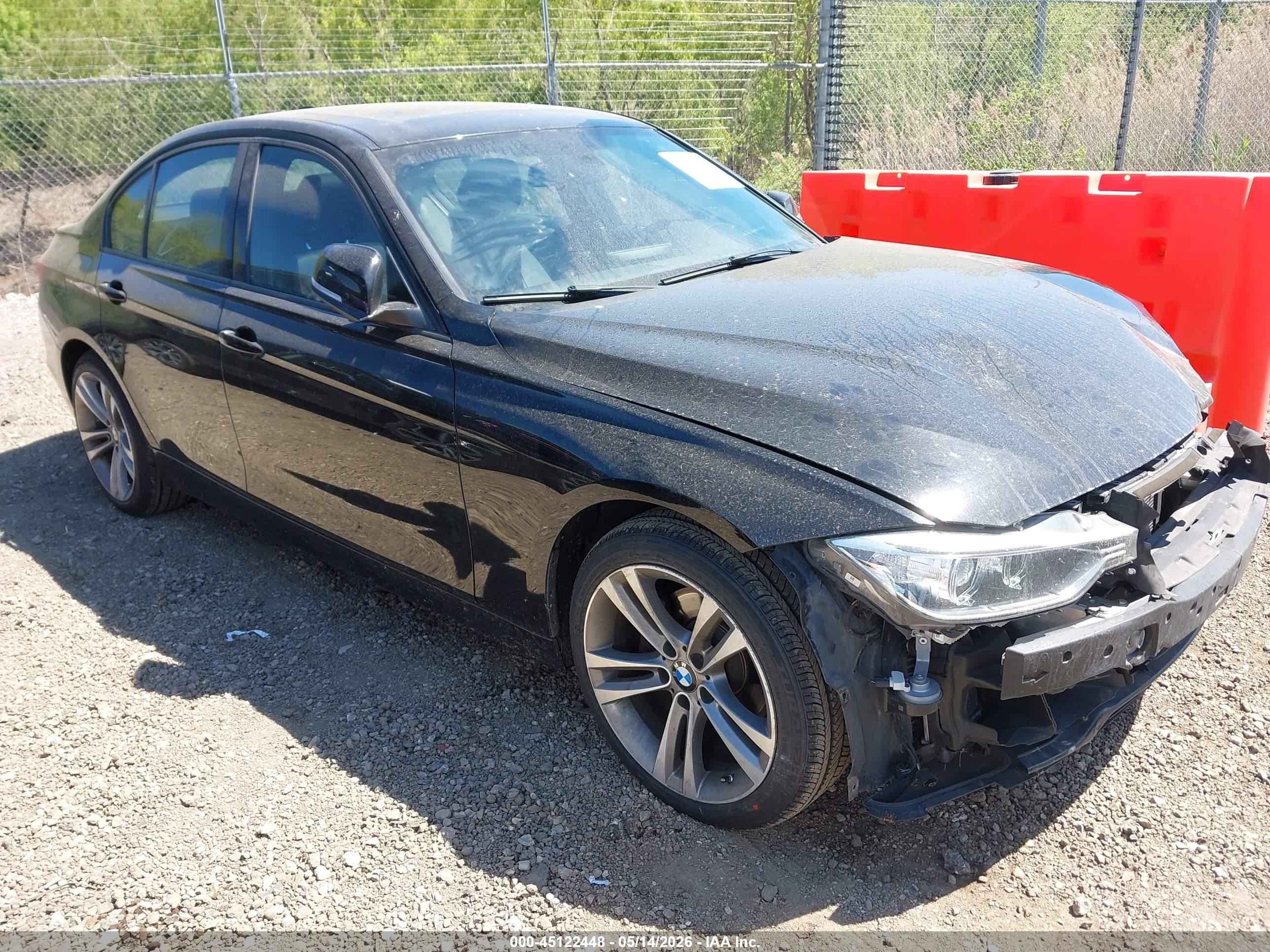 2015 Bmw 328i Xdrive Black vin: WBA3B3G55FNT19090