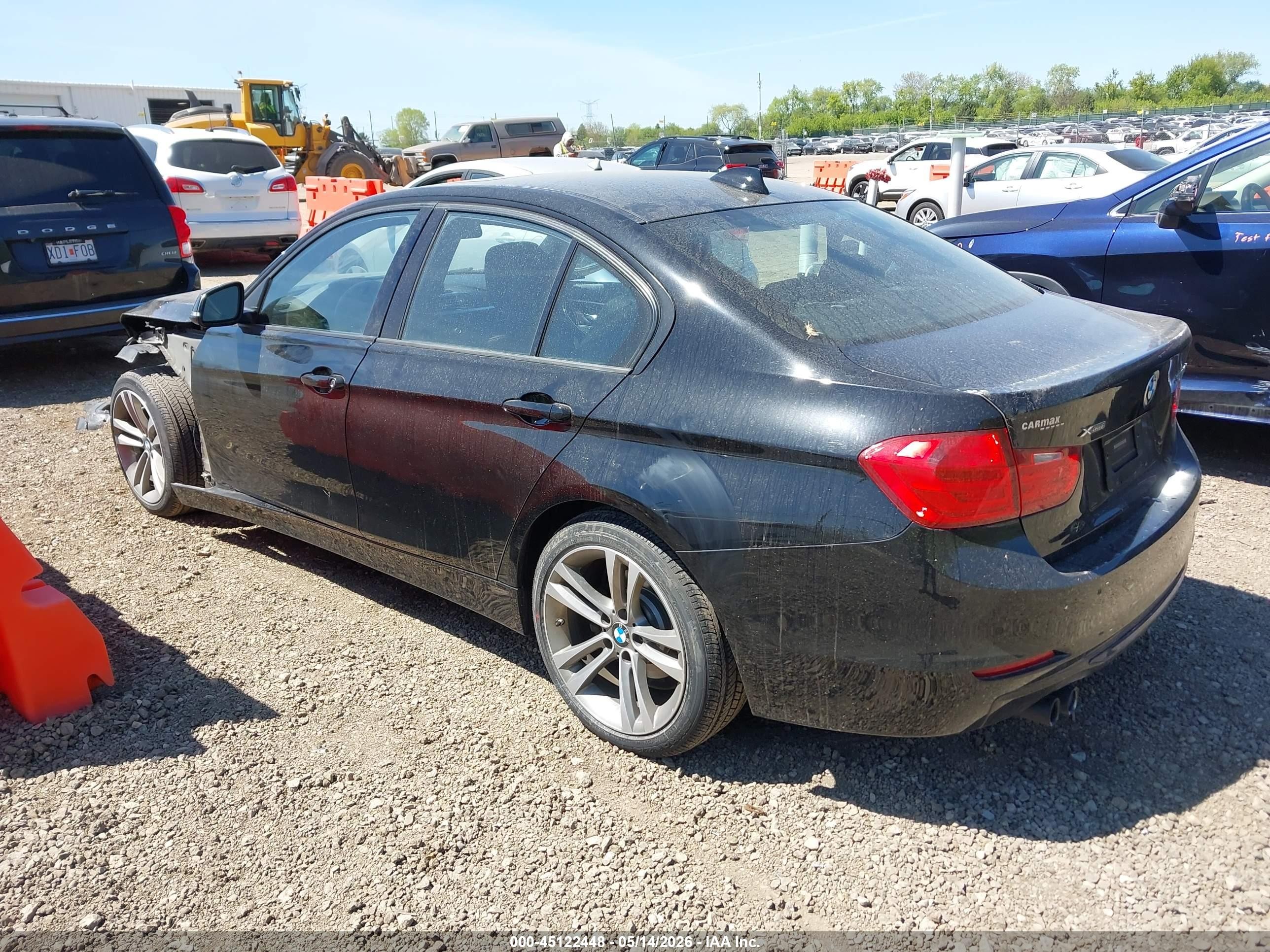 2015 Bmw 328i Xdrive Black vin: WBA3B3G55FNT19090