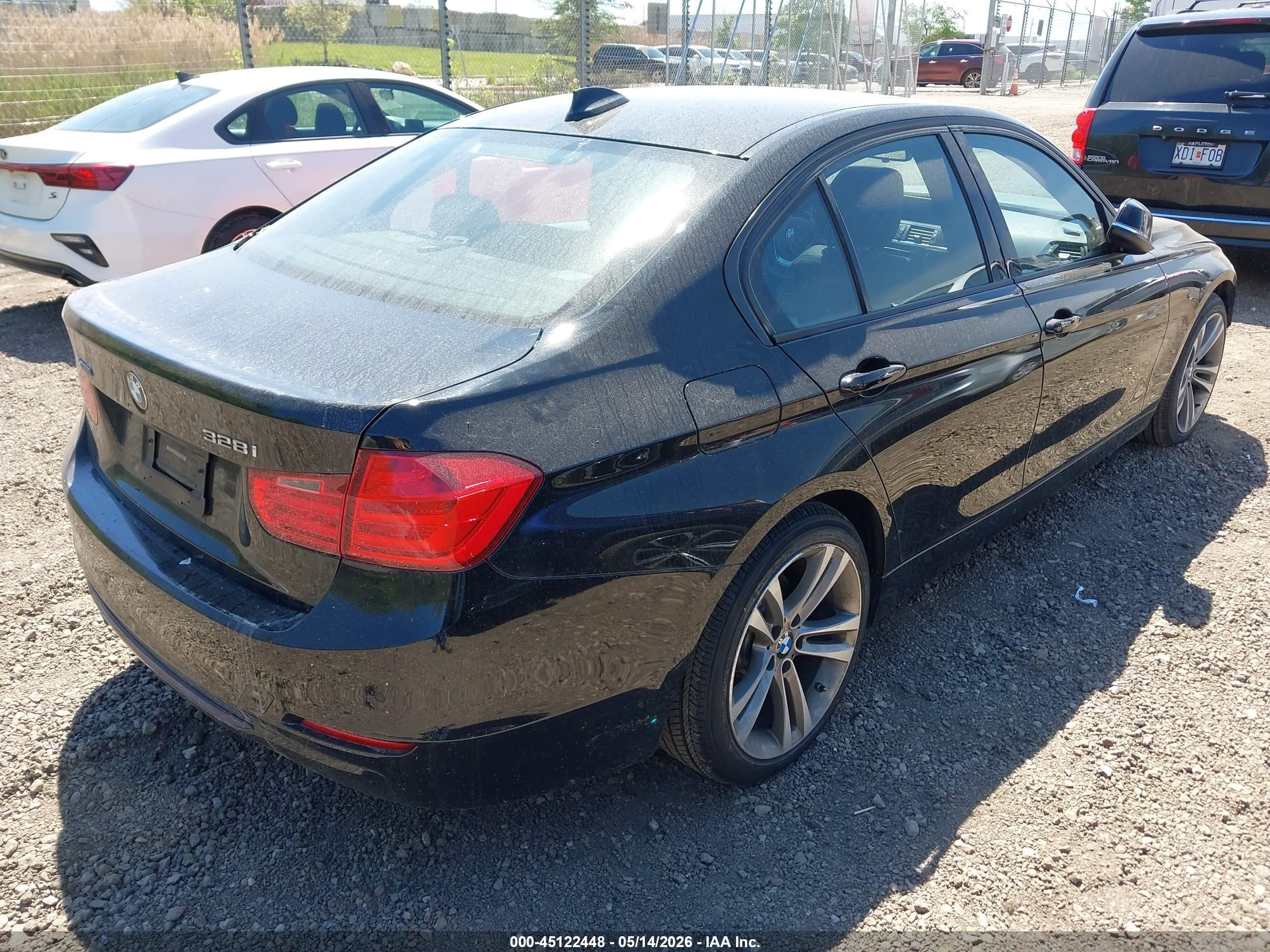2015 Bmw 328i Xdrive Black vin: WBA3B3G55FNT19090