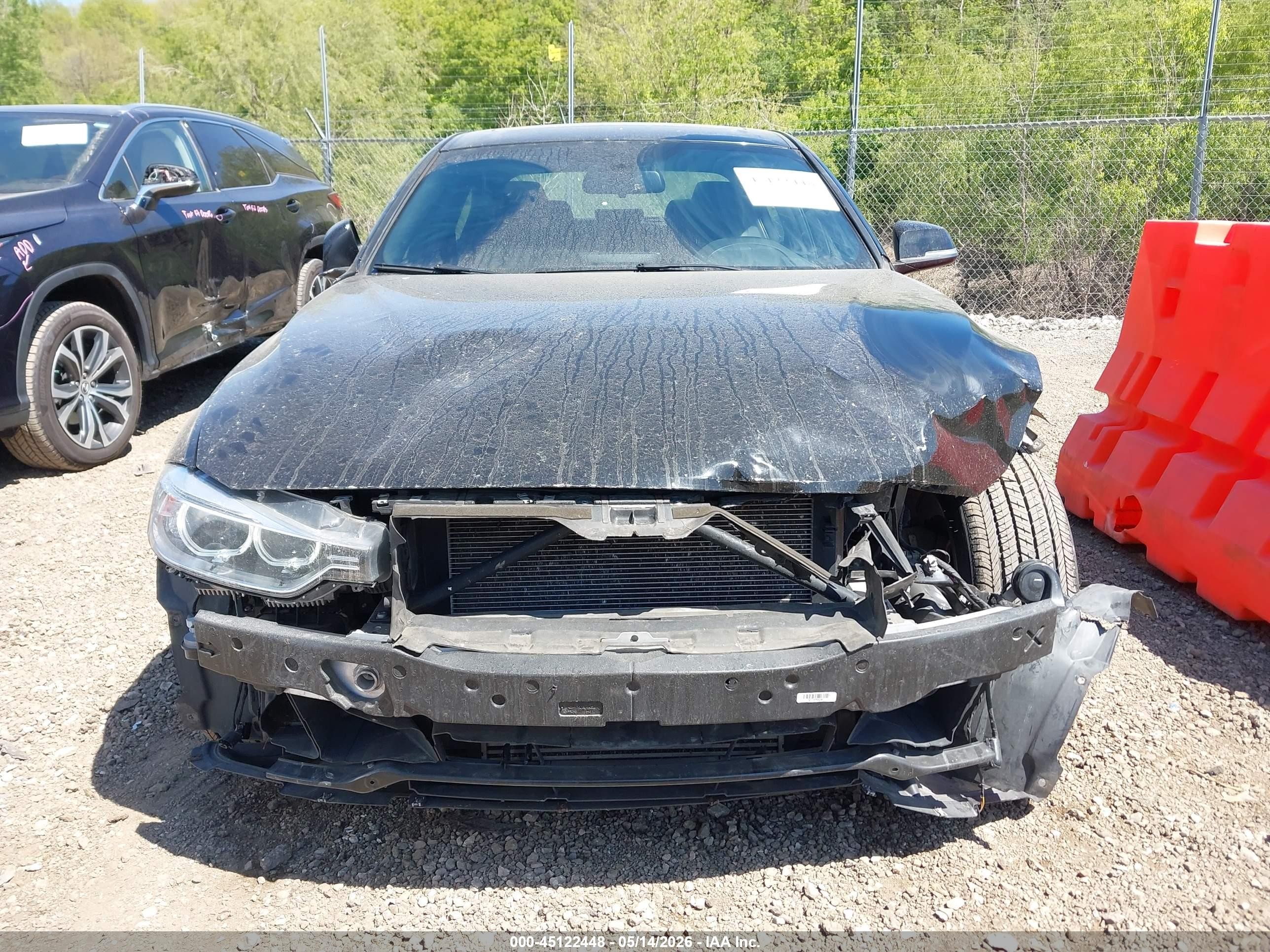 2015 Bmw 328i Xdrive Black vin: WBA3B3G55FNT19090