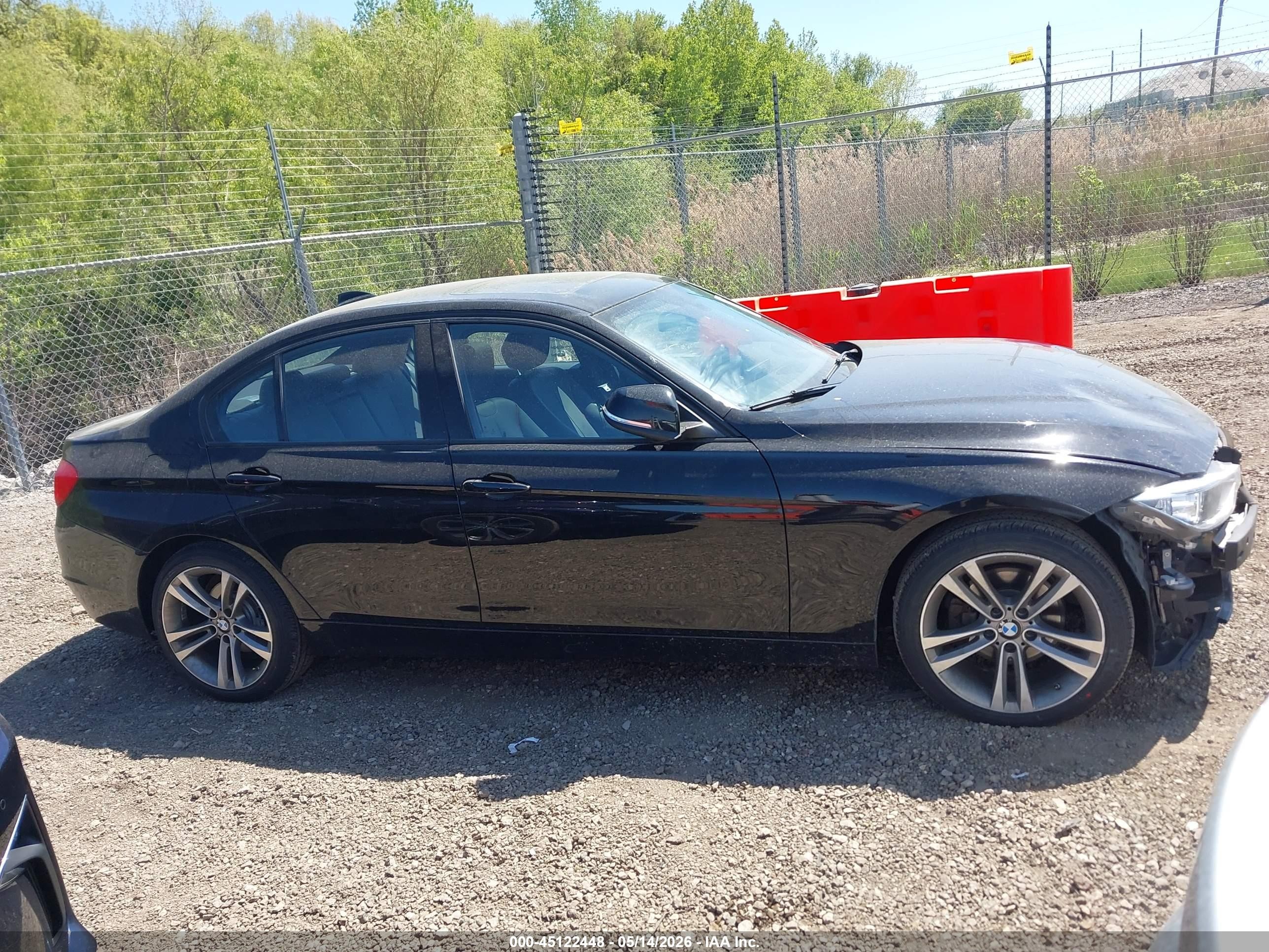 2015 Bmw 328i Xdrive Black vin: WBA3B3G55FNT19090