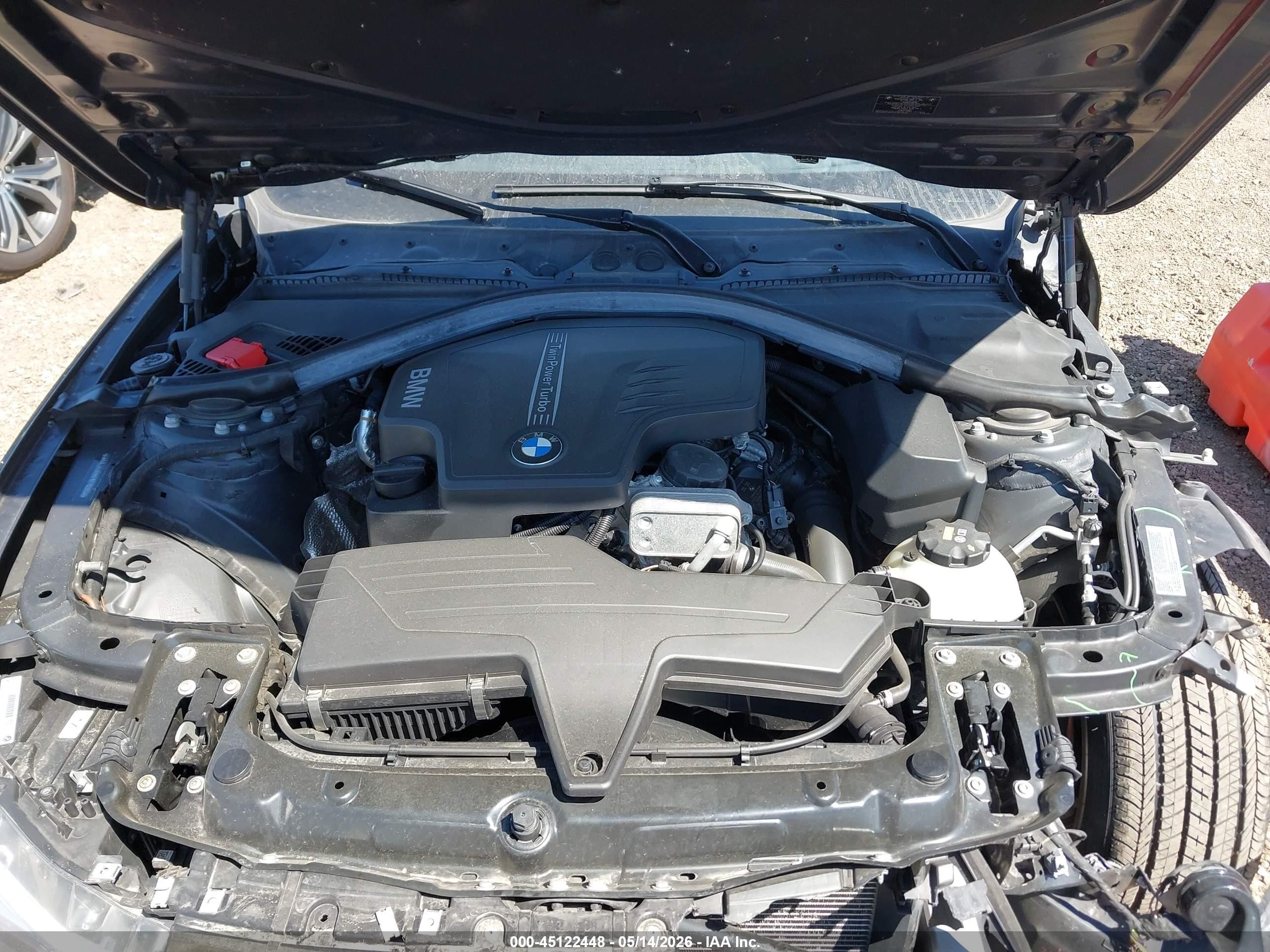 2015 Bmw 328i Xdrive Black vin: WBA3B3G55FNT19090