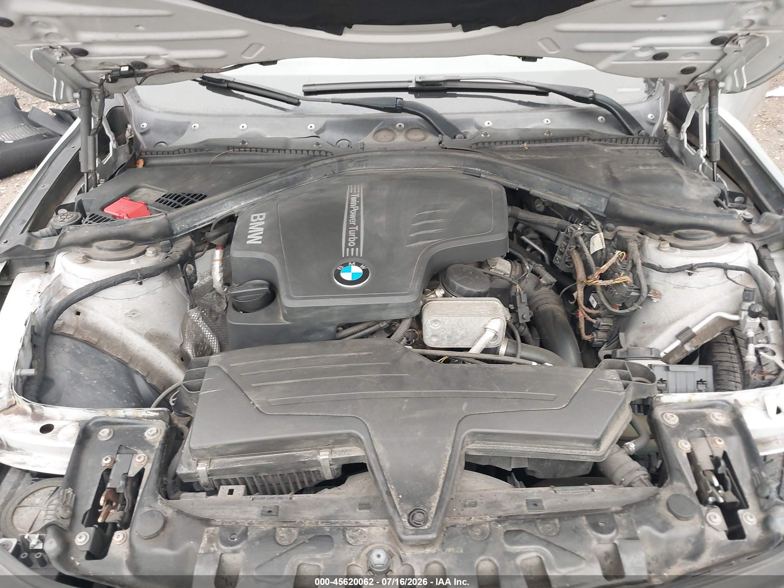 2014 Bmw 328i Xdrive Silver vin: WBA3B3G56ENR82098