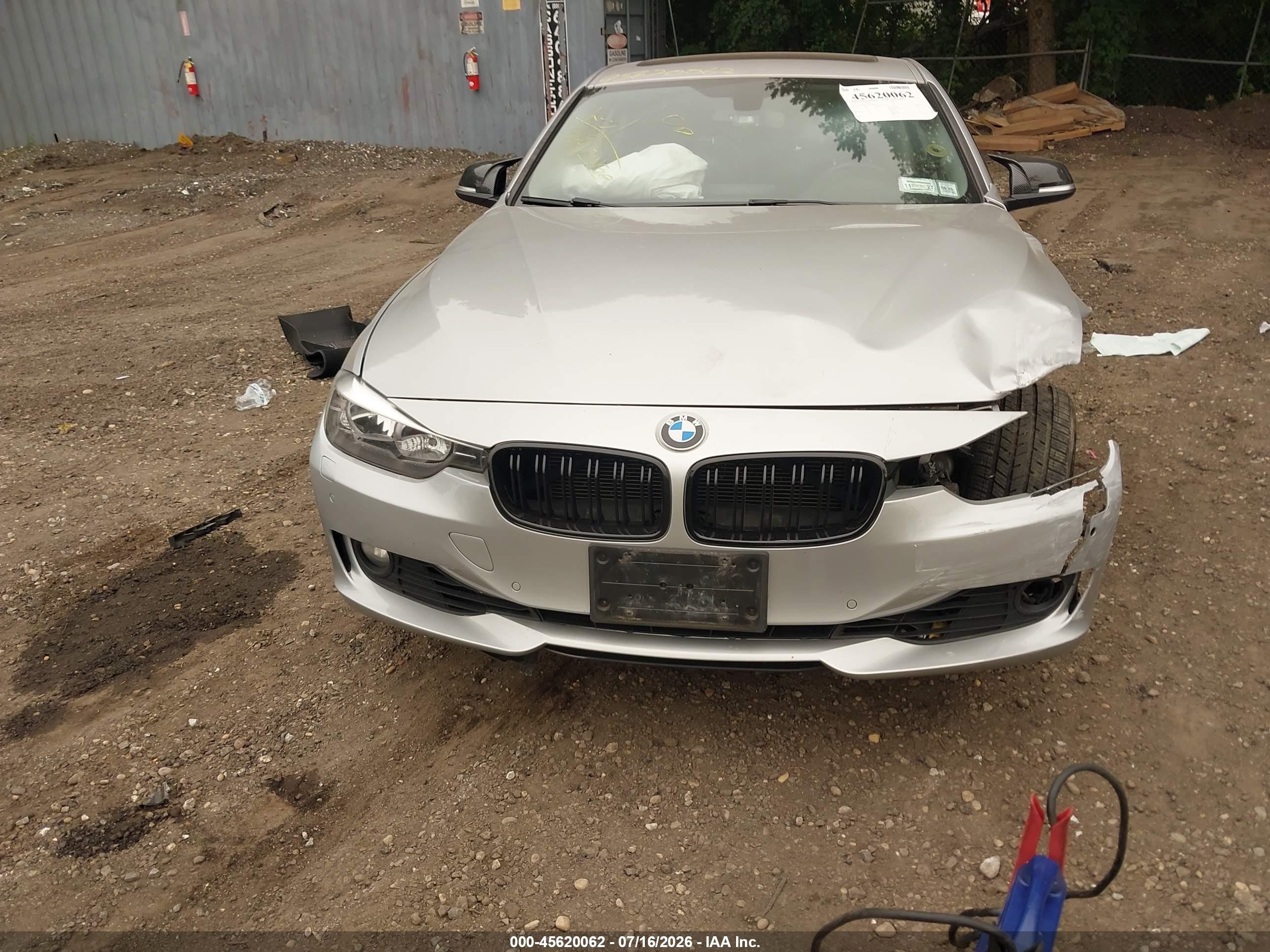 2014 Bmw 328i Xdrive Silver vin: WBA3B3G56ENR82098