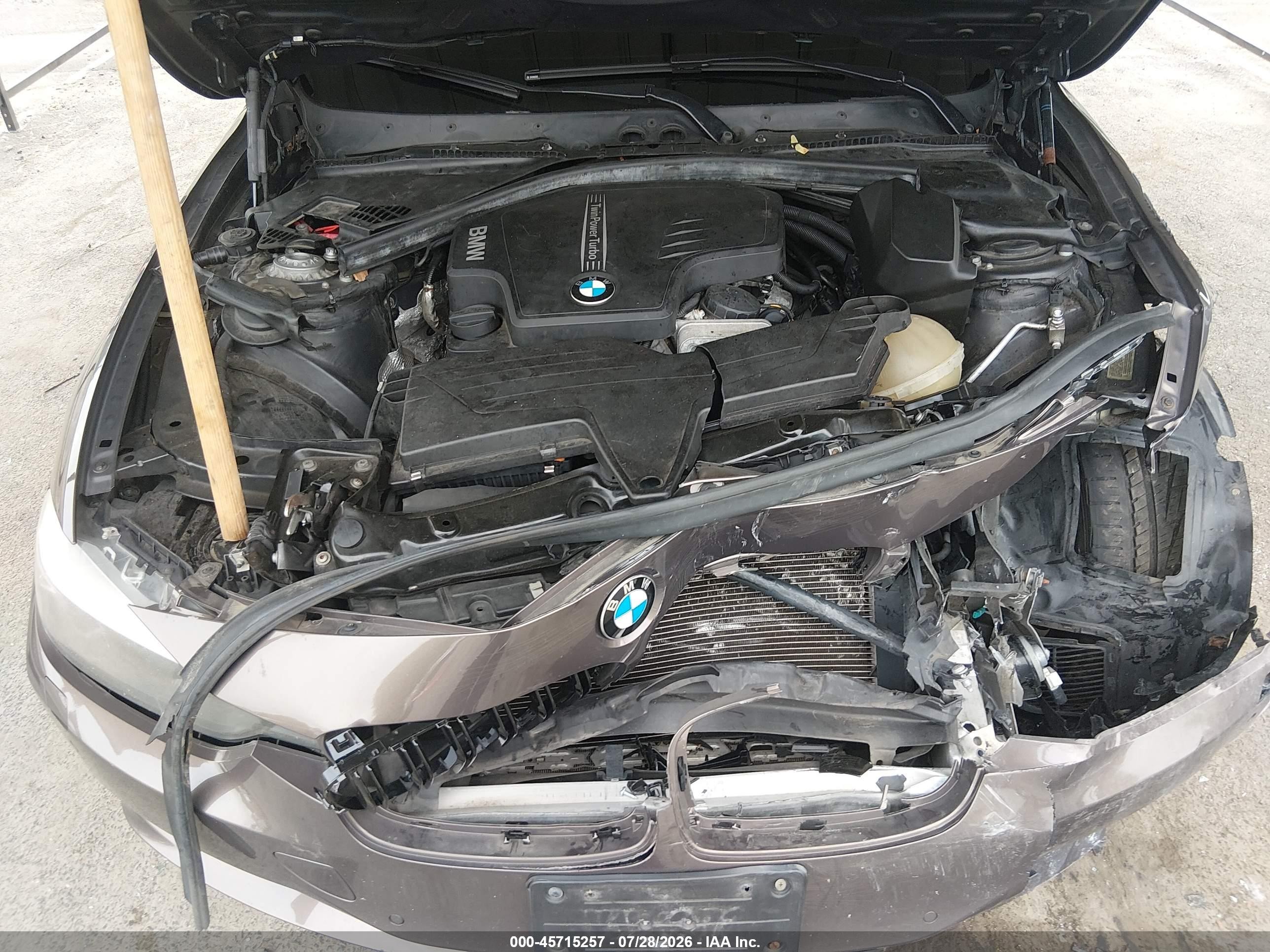2015 Bmw 328i Xdrive Коричневый vin: WBA3B3G56FNR85830