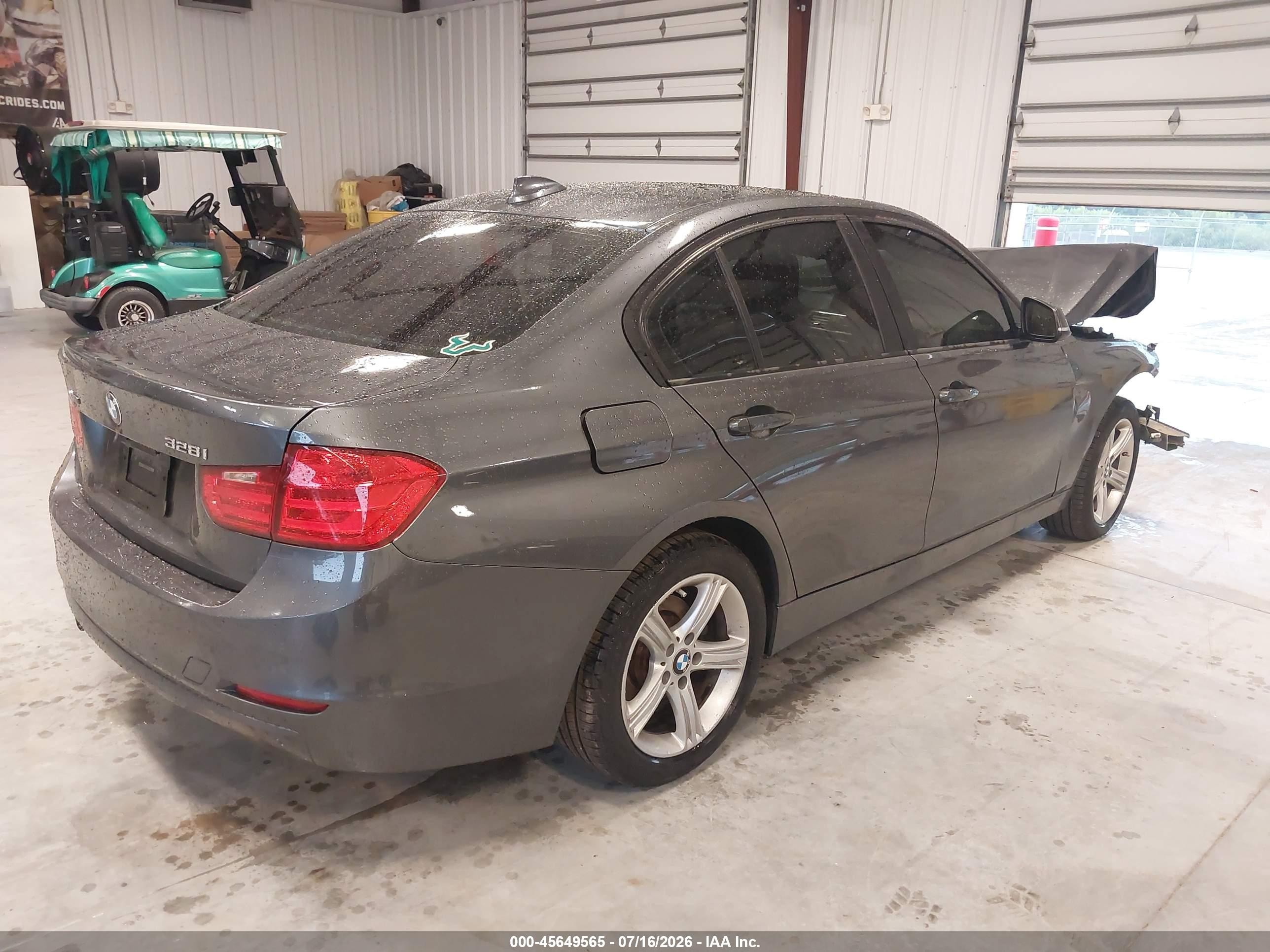 2015 Bmw 328i Xdrive Gray vin: WBA3B3G56FNT17087