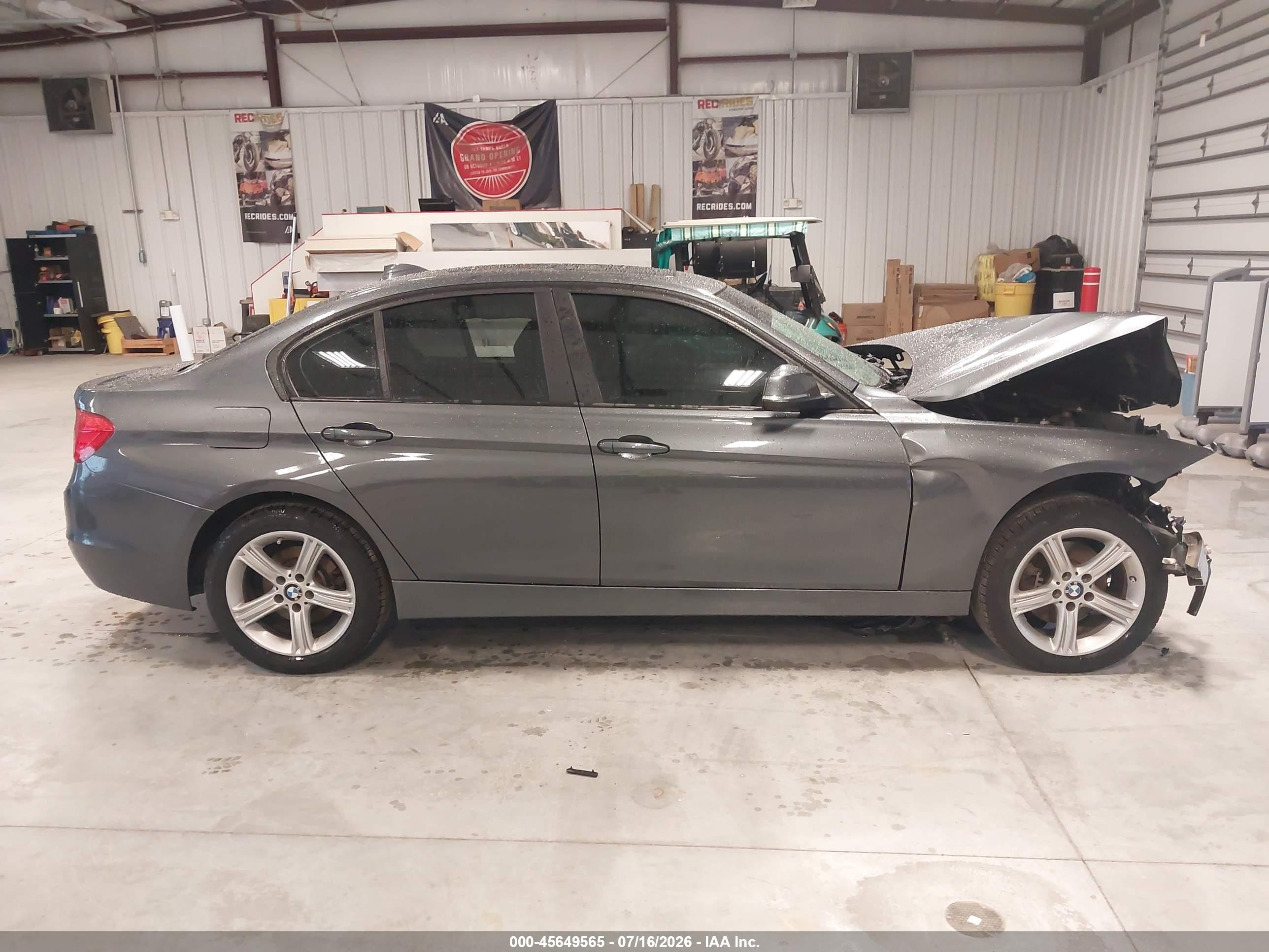 2015 Bmw 328i Xdrive Gray vin: WBA3B3G56FNT17087