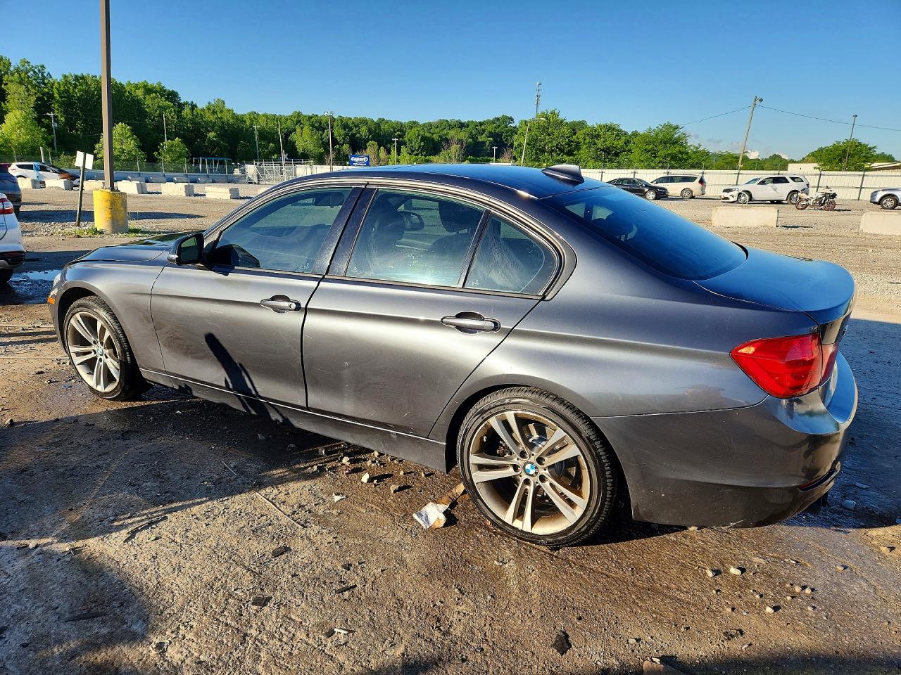 2015 Bmw 328 Xi Gray vin: WBA3B3G56FNT19356