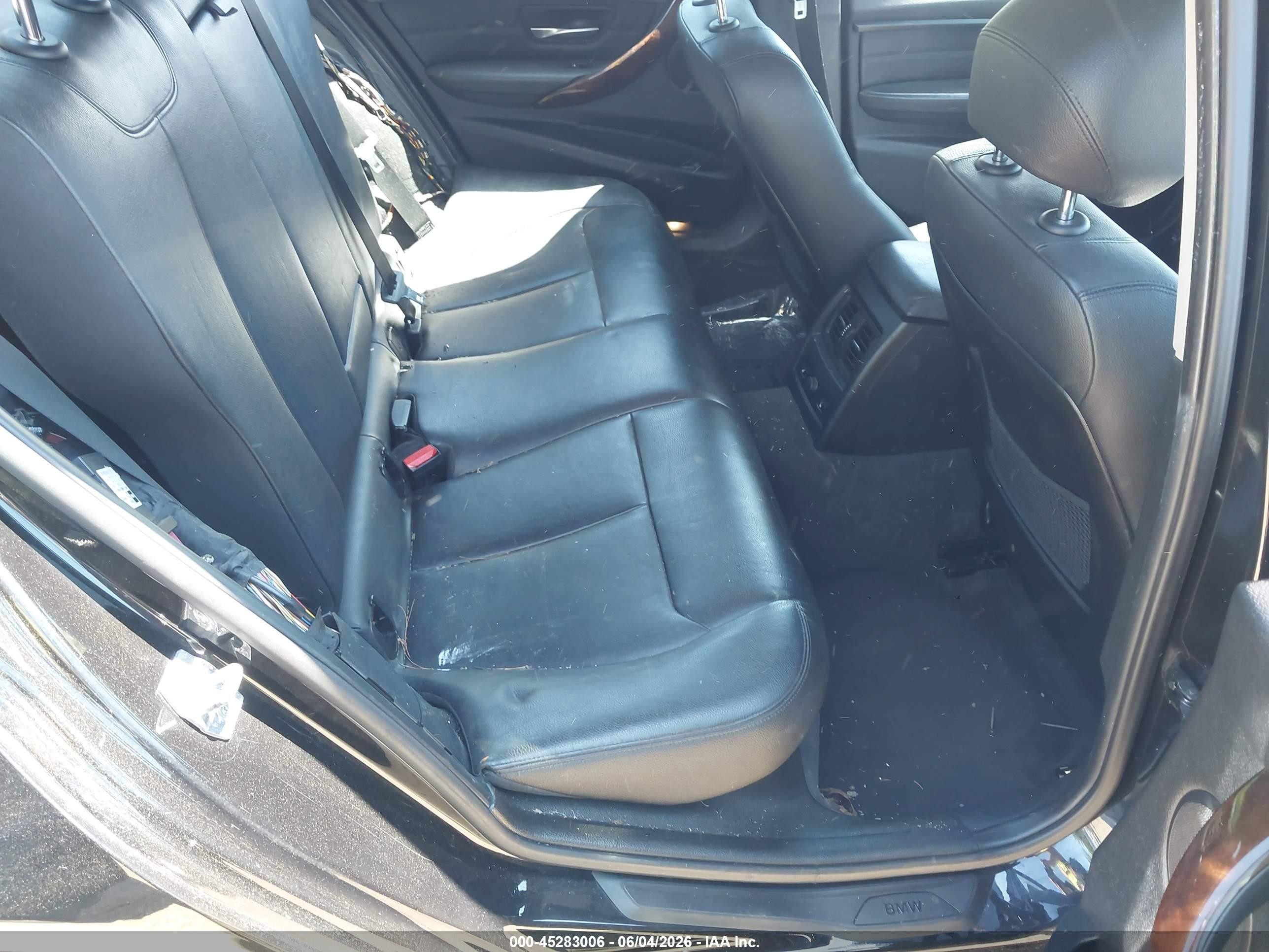 2015 Bmw 328i Xdrive Black vin: WBA3B3G56FNT68699