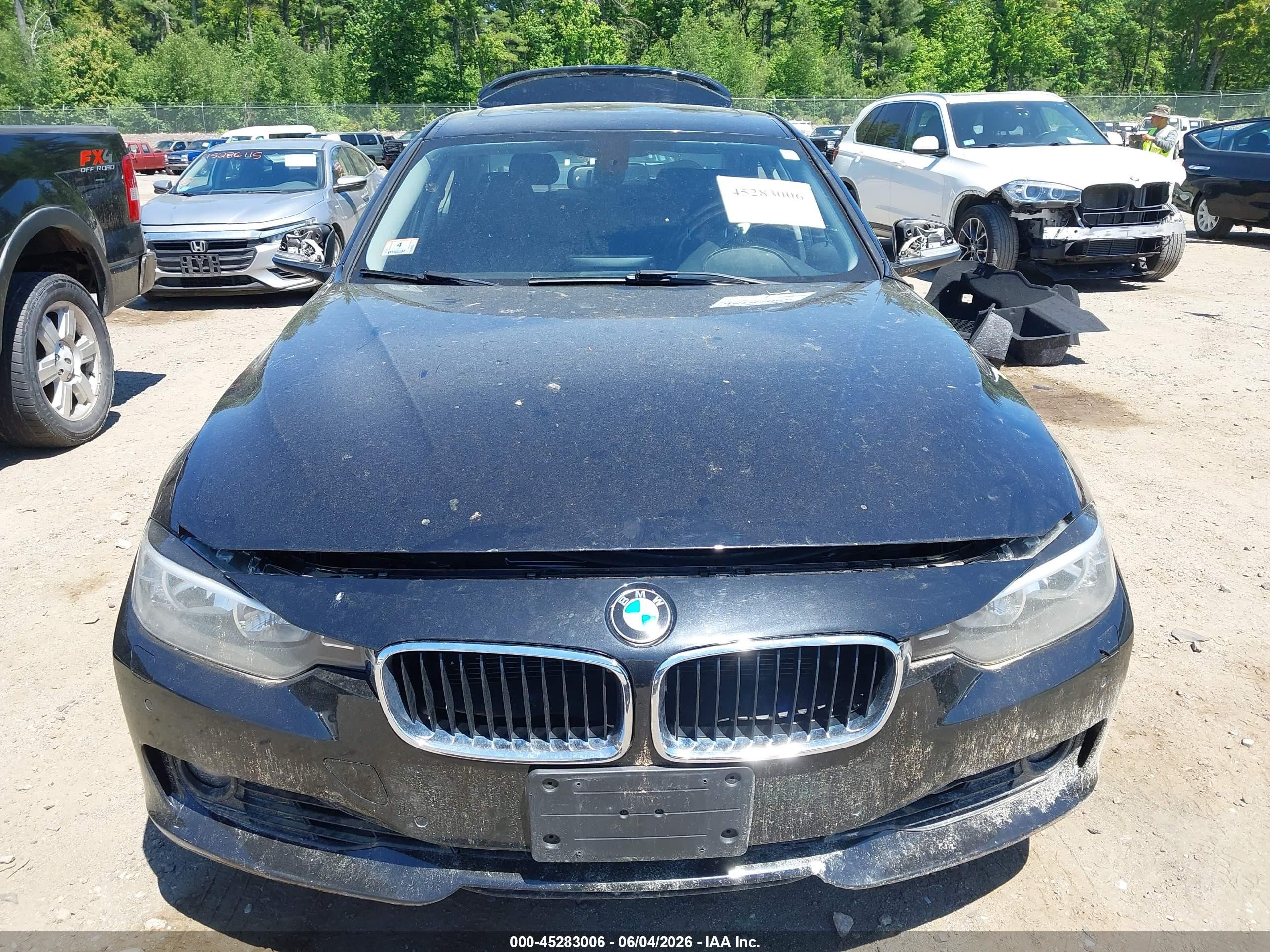 2015 Bmw 328i Xdrive Black vin: WBA3B3G56FNT68699