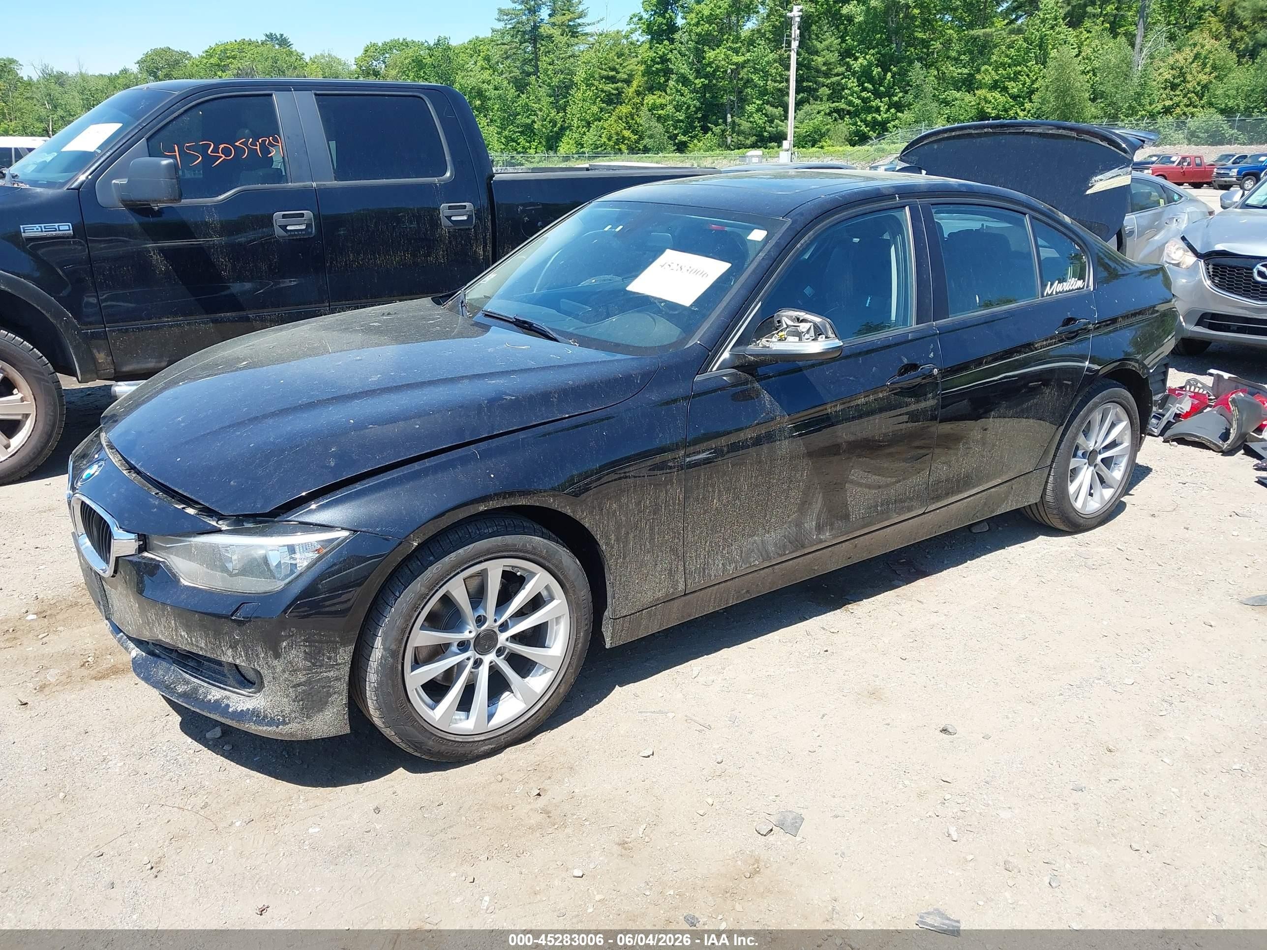 2015 Bmw 328i Xdrive Black vin: WBA3B3G56FNT68699