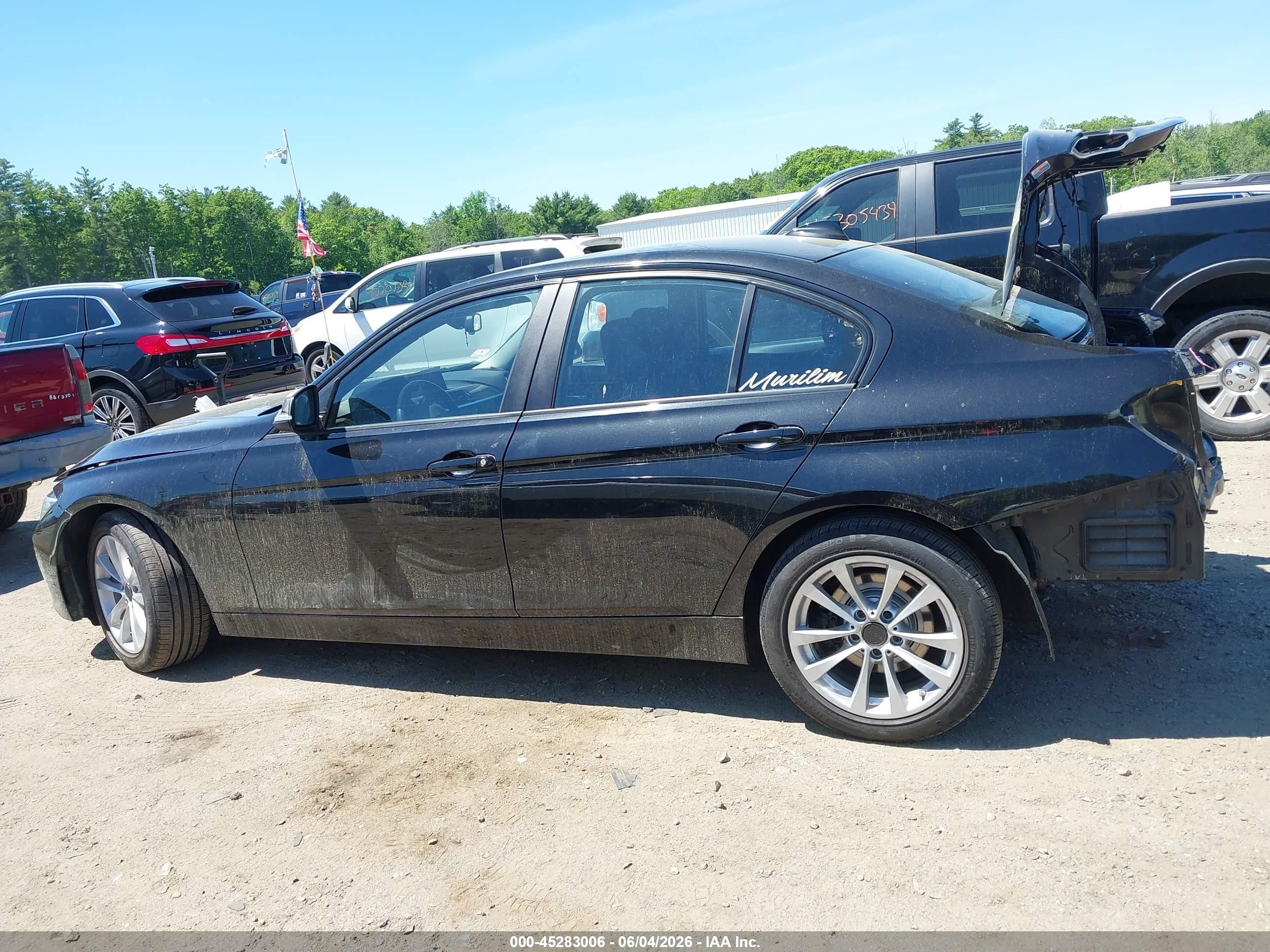 2015 Bmw 328i Xdrive Black vin: WBA3B3G56FNT68699