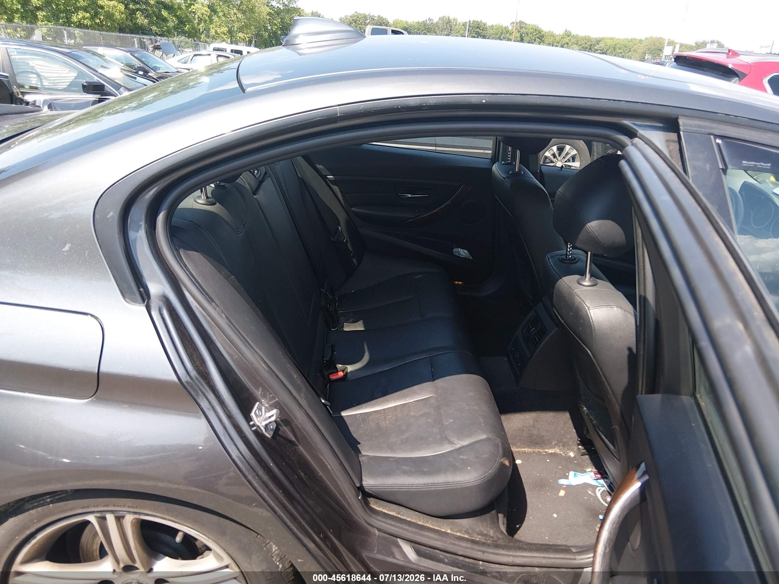 2014 Bmw 328i Xdrive Gray vin: WBA3B3G57ENR81638