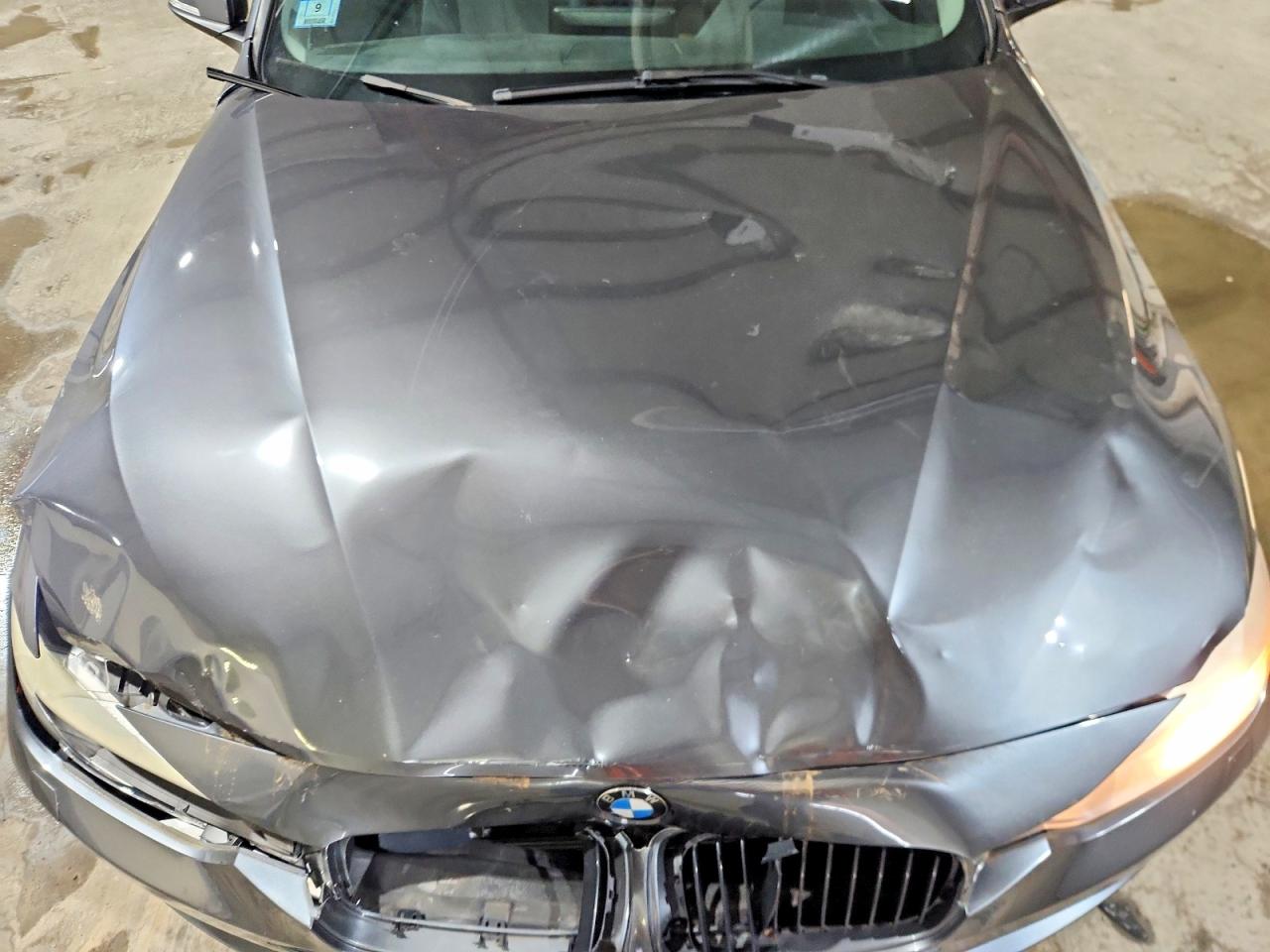 2014 Bmw 328 Xi Gray vin: WBA3B3G57ENR81882