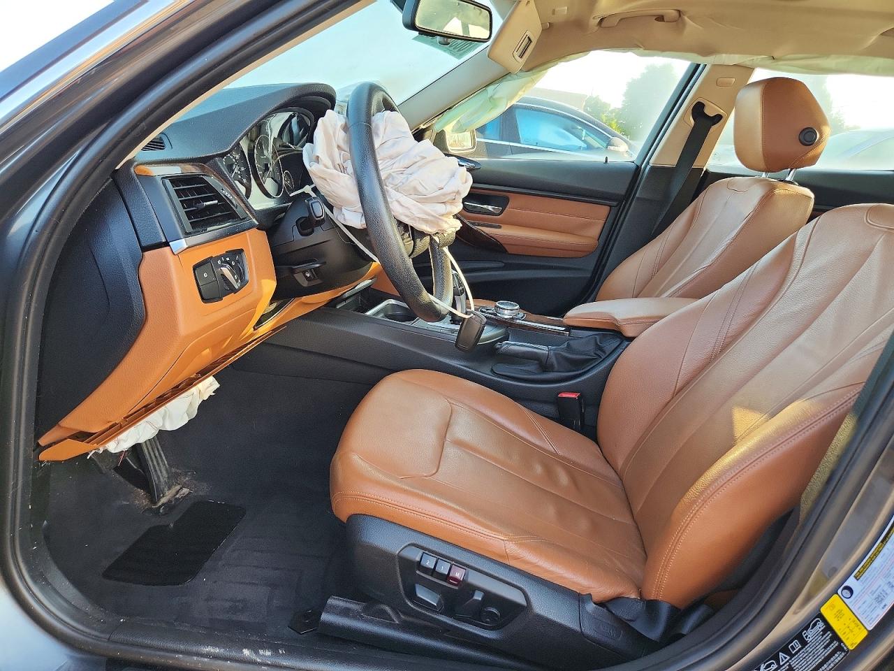 2014 Bmw 328 Xi Gray vin: WBA3B3G57ENR82255
