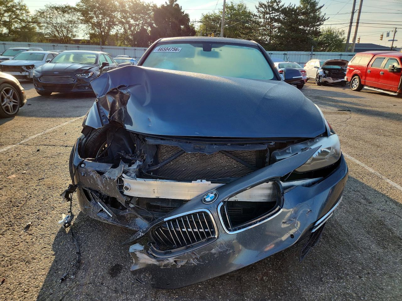 2014 Bmw 328 Xi Gray vin: WBA3B3G57ENR82255