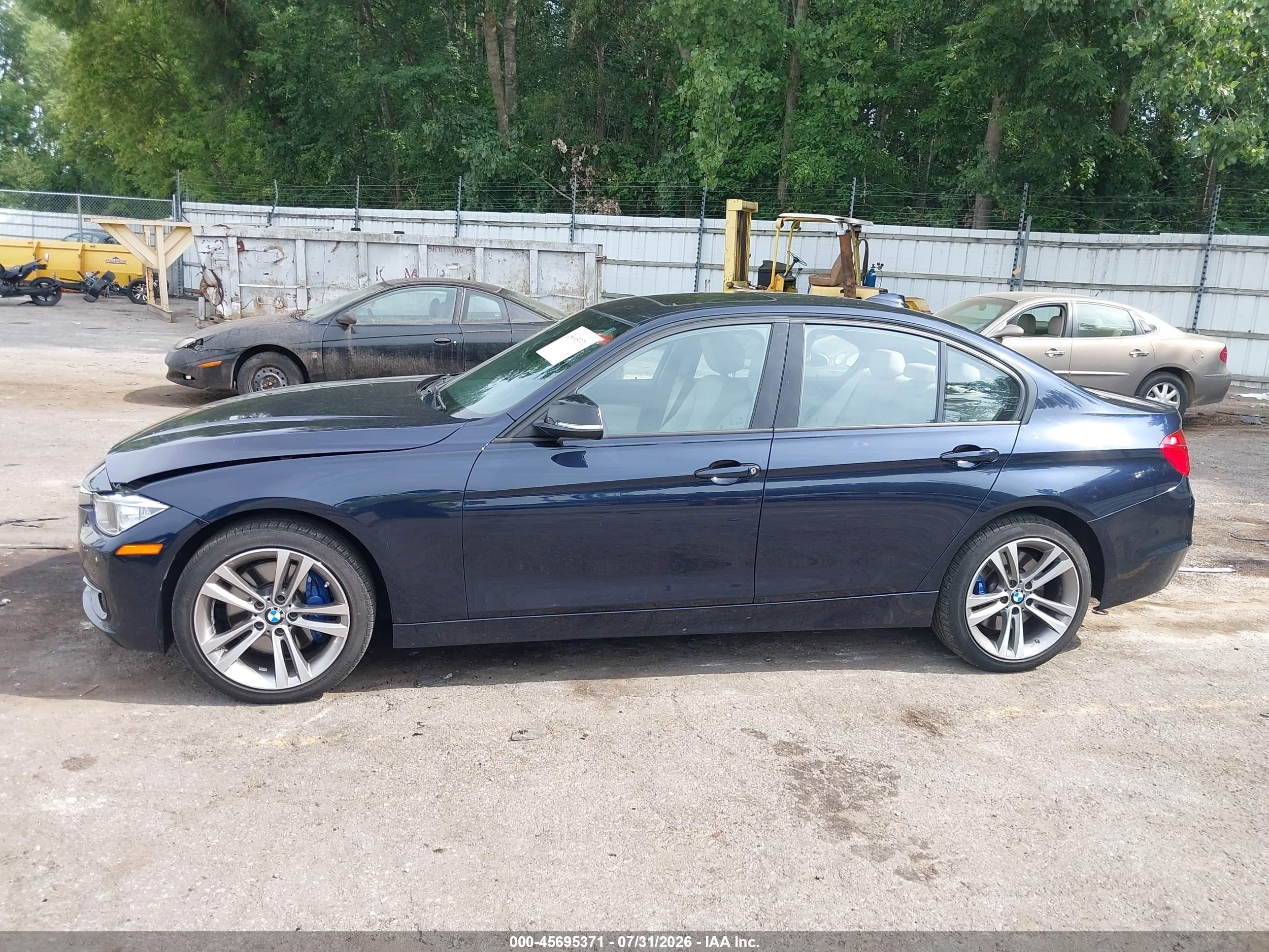 2015 Bmw 328i Xdrive Navy vin: WBA3B3G57FNR88767