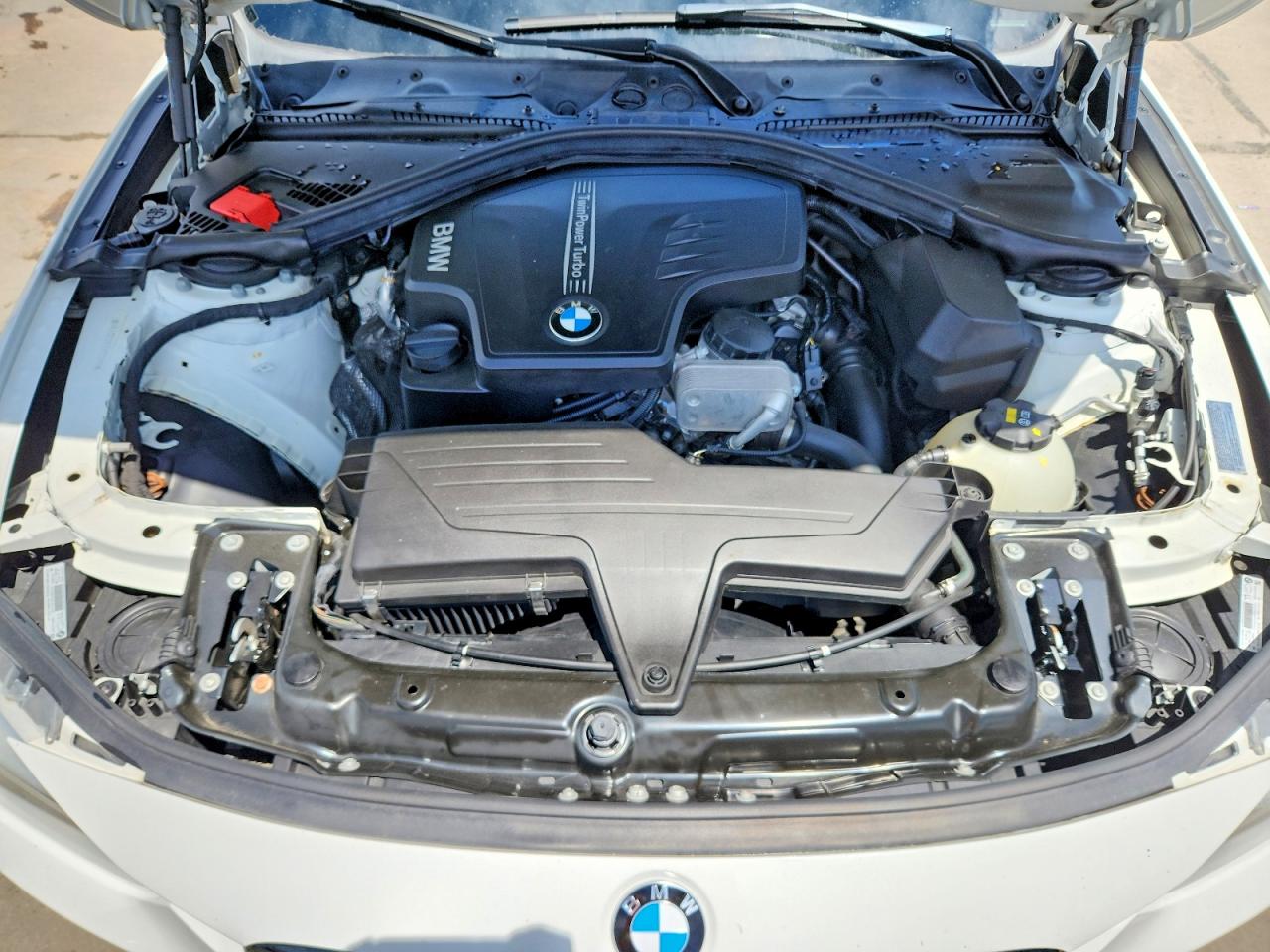 2015 Bmw 328 Xi White vin: WBA3B3G57FNT17695