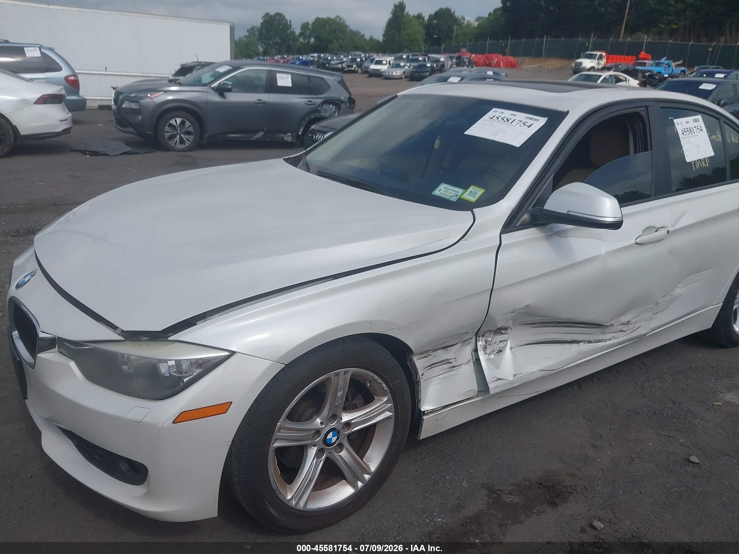 2013 Bmw 328i Xdrive White vin: WBA3B3G58DNR79699