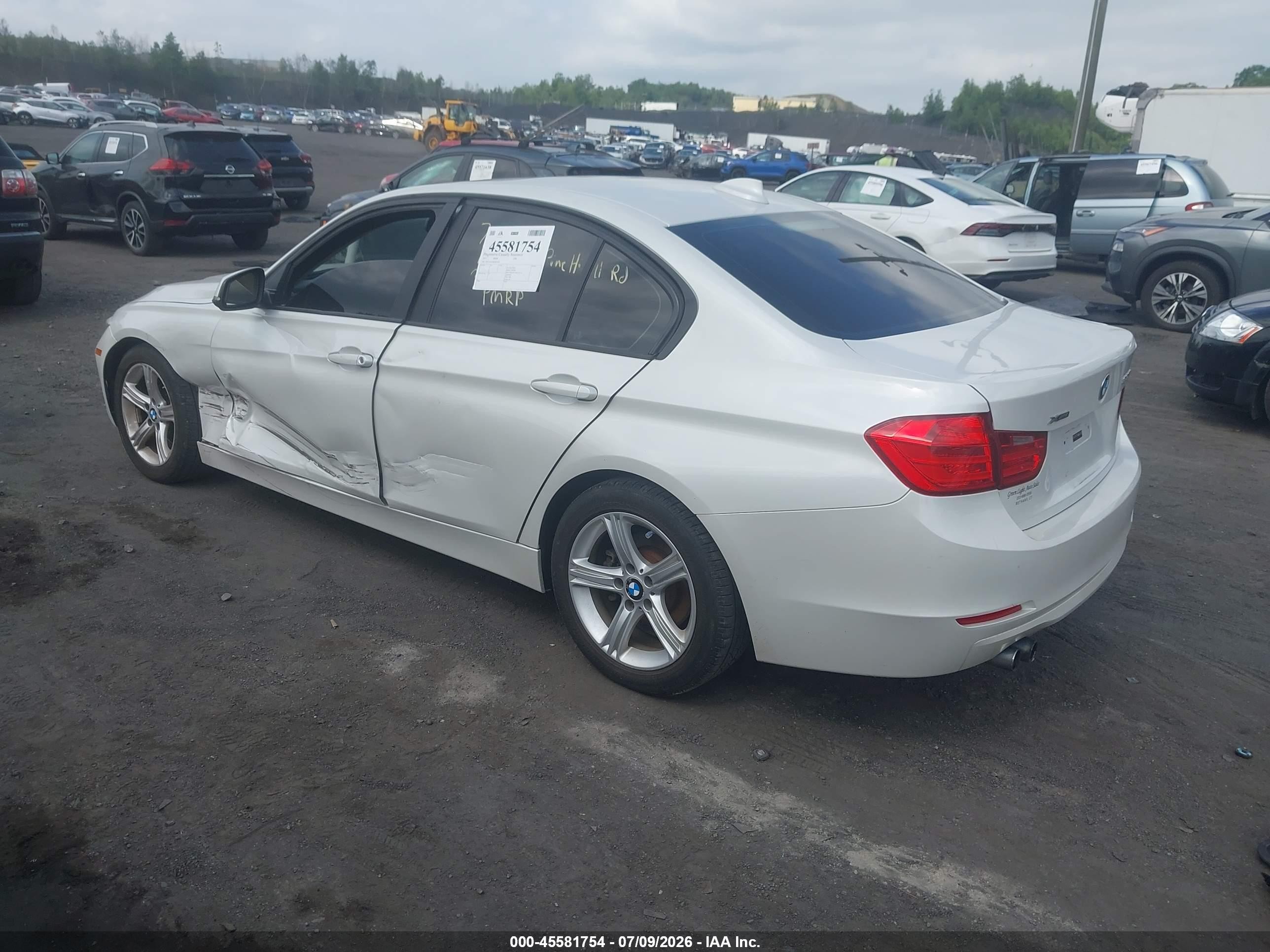 2013 Bmw 328i Xdrive White vin: WBA3B3G58DNR79699
