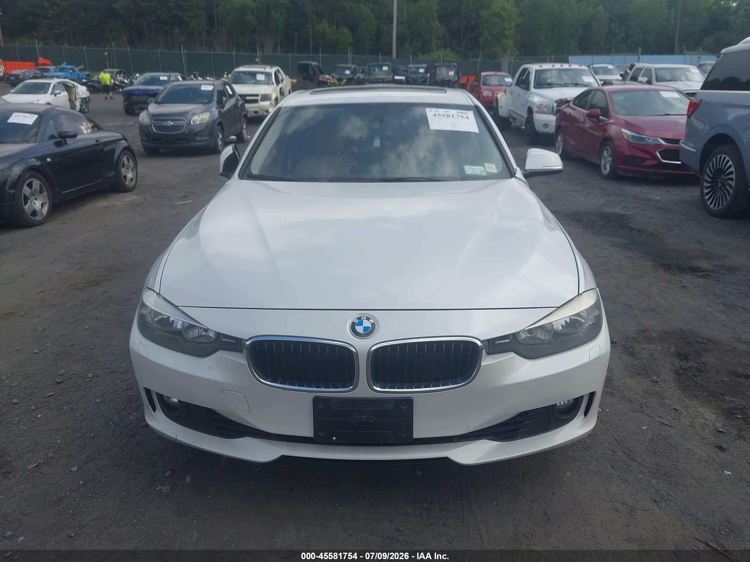 2013 Bmw 328i Xdrive White vin: WBA3B3G58DNR79699