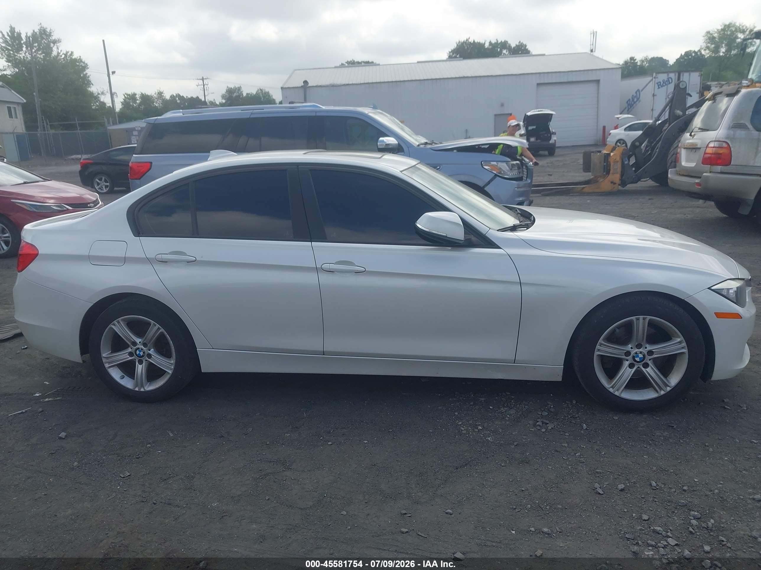 2013 Bmw 328i Xdrive White vin: WBA3B3G58DNR79699