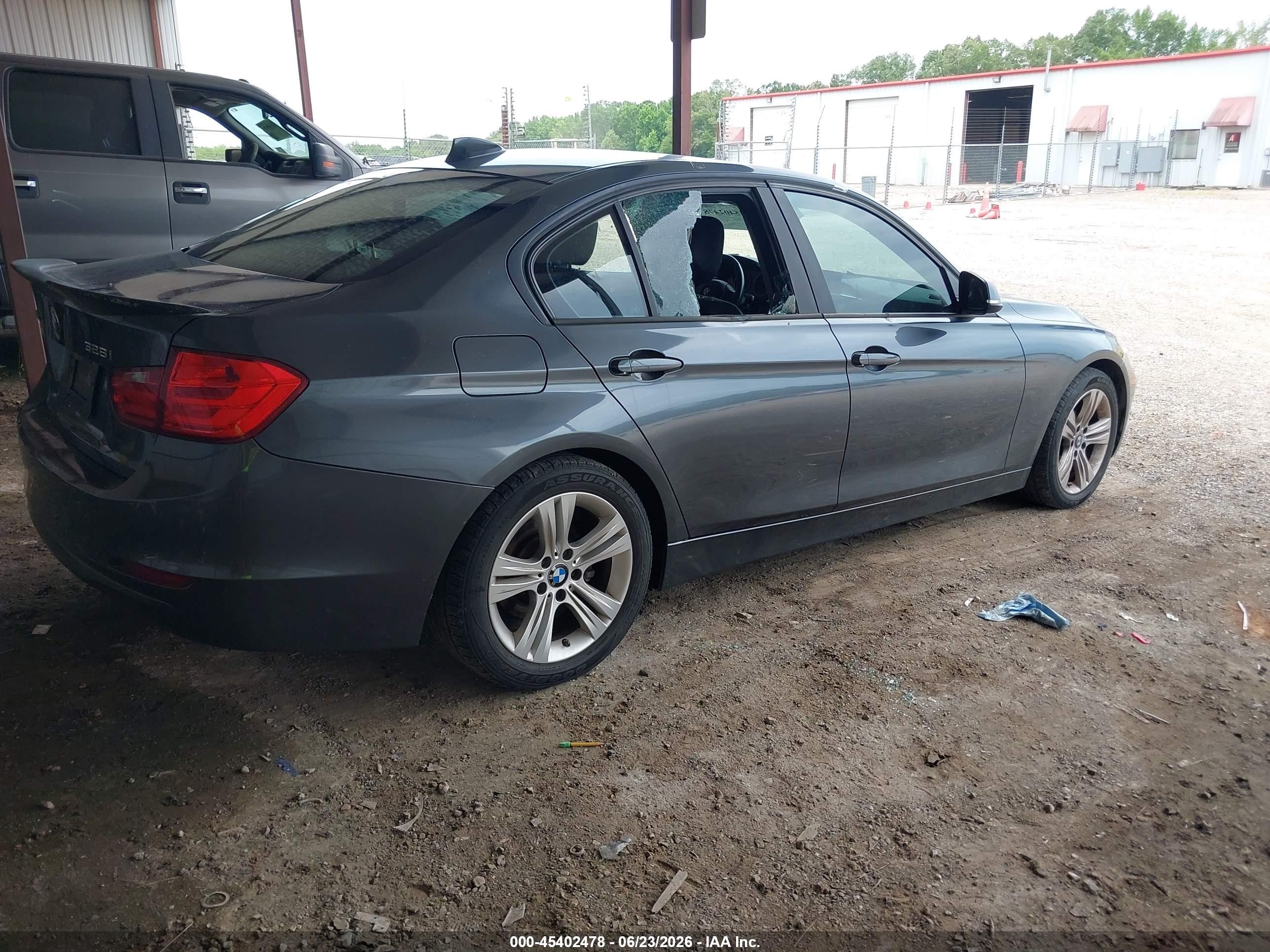 2014 Bmw 328i Xdrive Gray vin: WBA3B3G58ENR81468